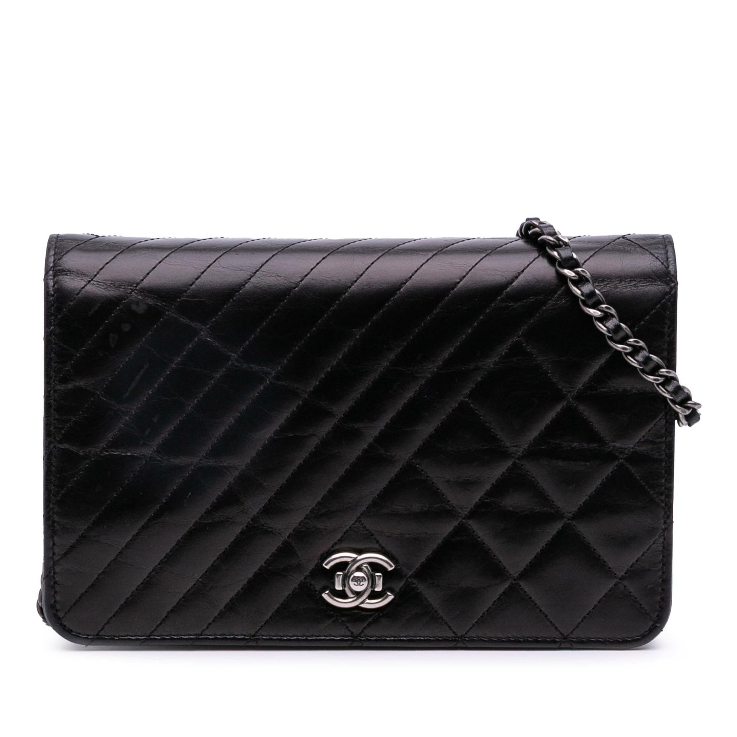 Chanel Lambskin Coco Boy On Wallet Case Chain 4