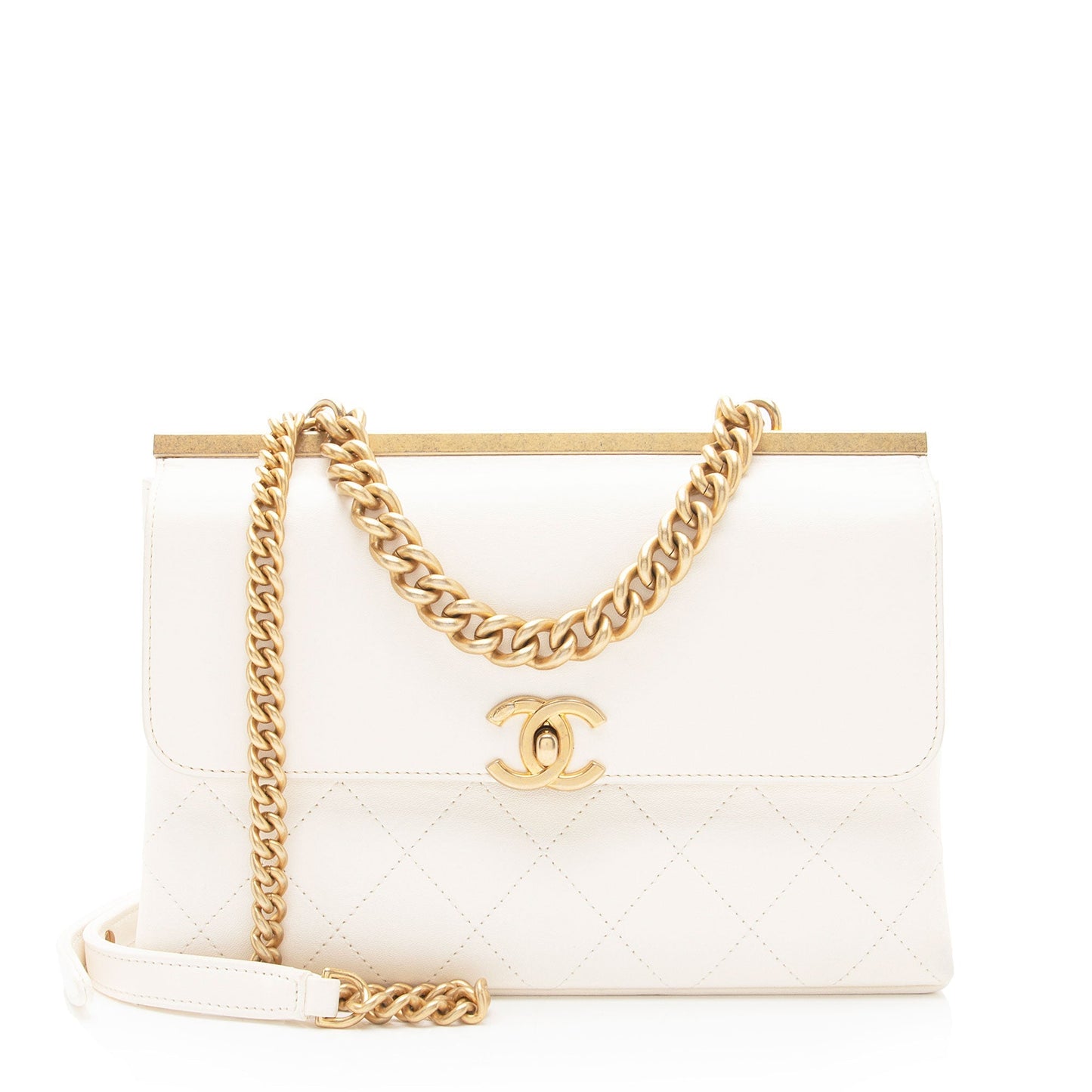 Chanel Lambskin Coco Lux Flap SHF-48E89g Small Shoulder Bag