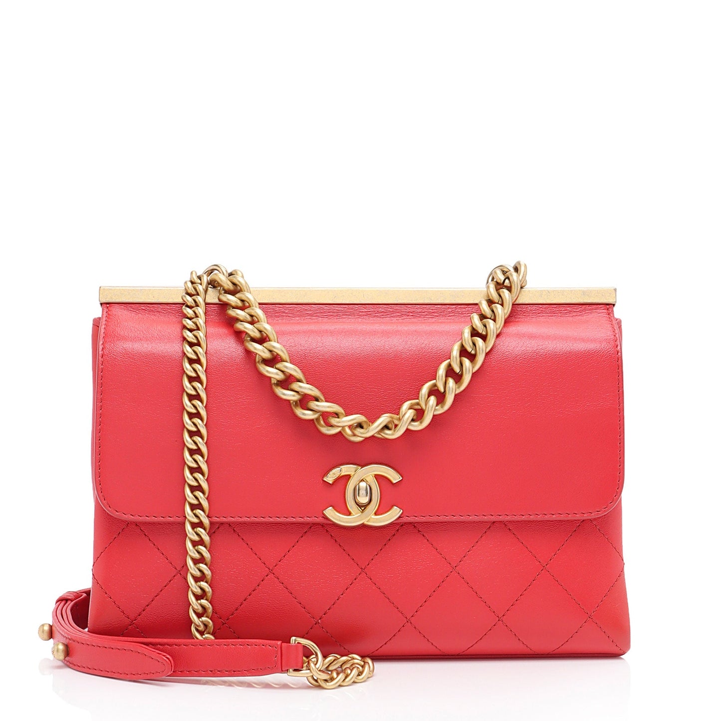Chanel Lambskin Coco Lux Flap Small Shoulder Bag
