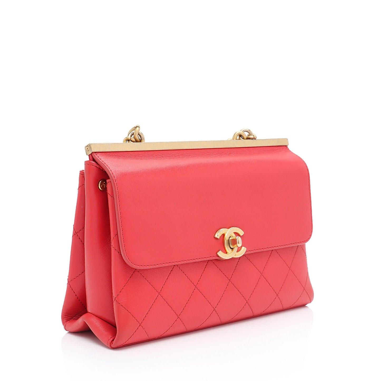 Chanel Lambskin Coco Lux Flap Small Shoulder Bag
