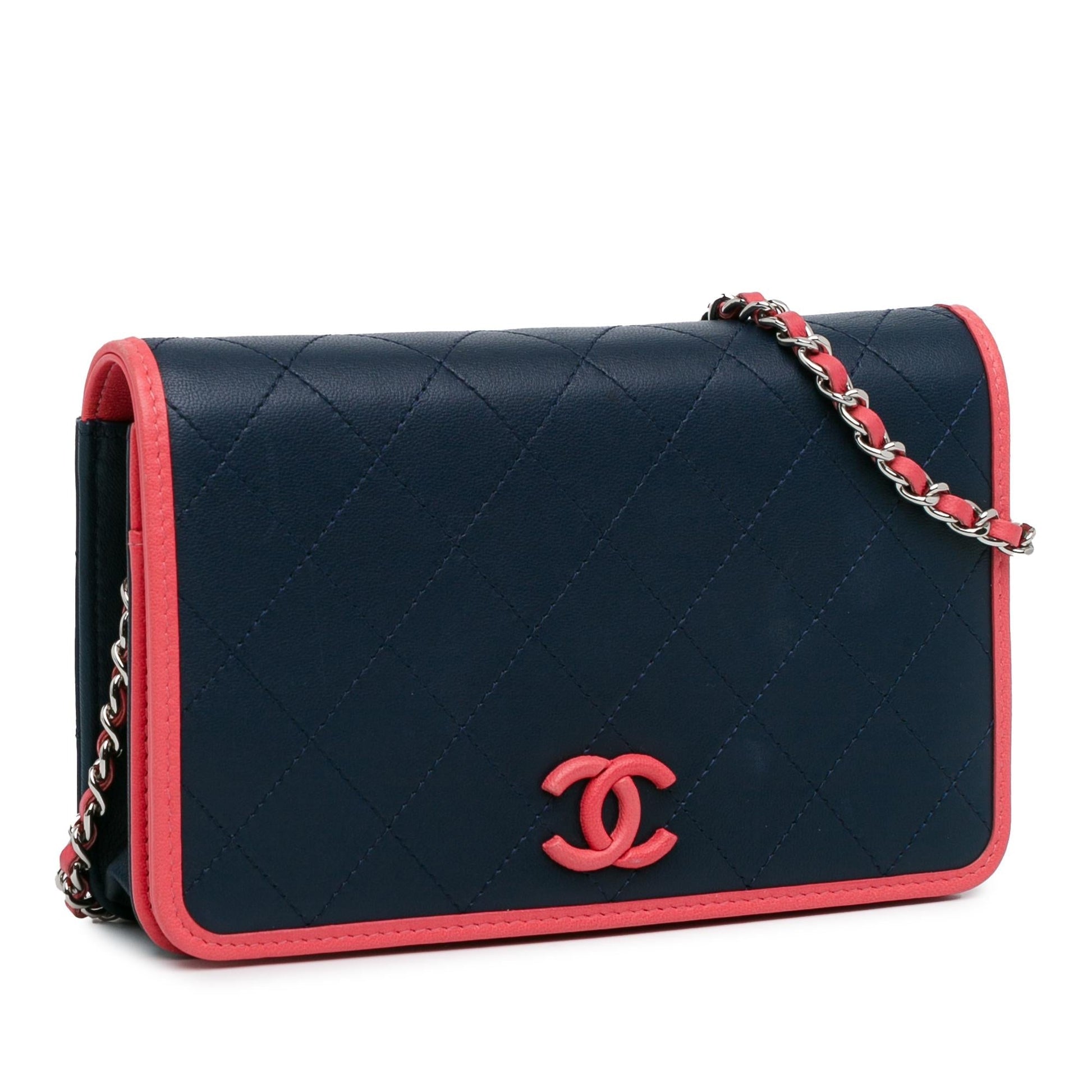 Chanel Lambskin Color Pop CC On SHG-pah7rE Wallet Case