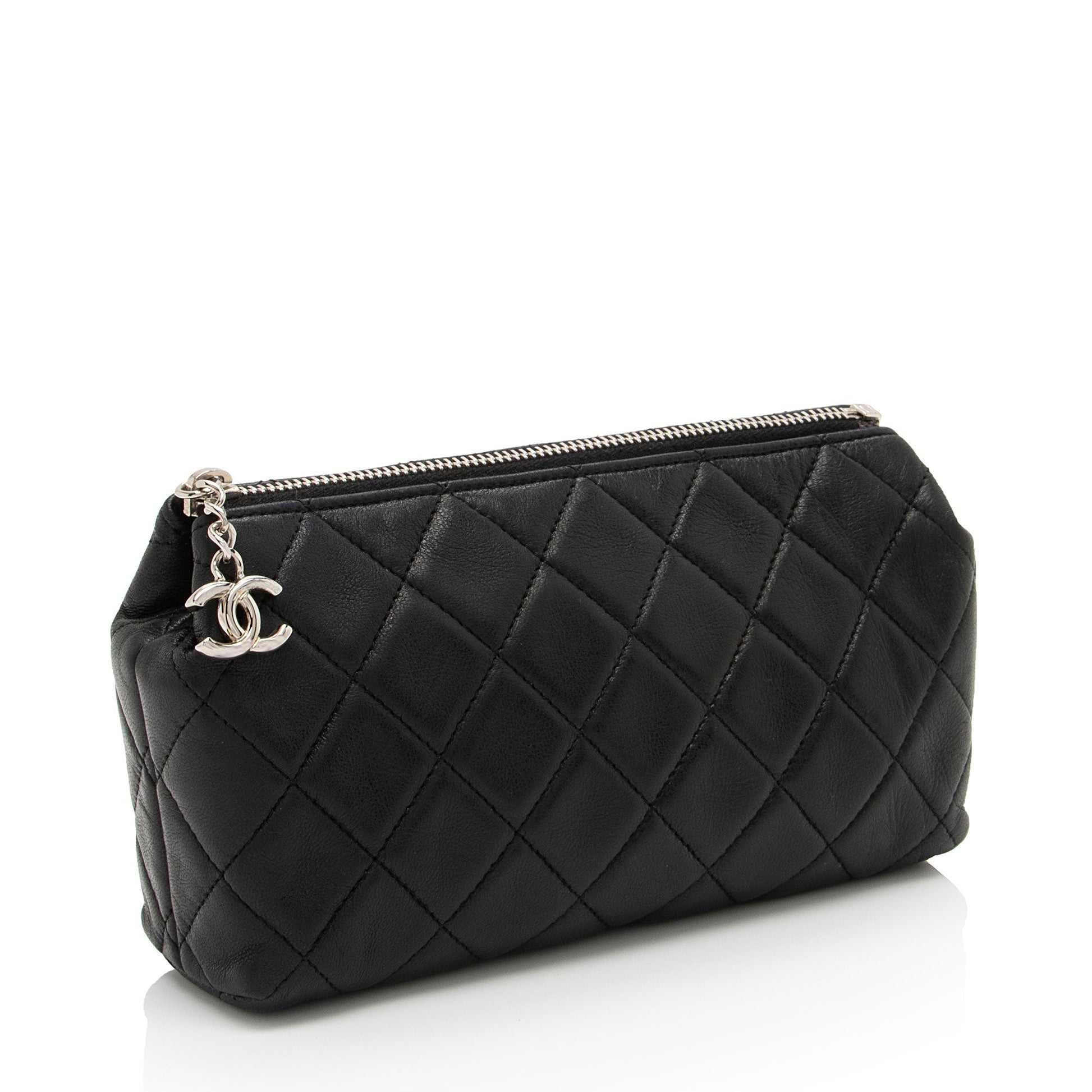 Chanel Lambskin Cosmetic SHF-jmT8wS Handbag