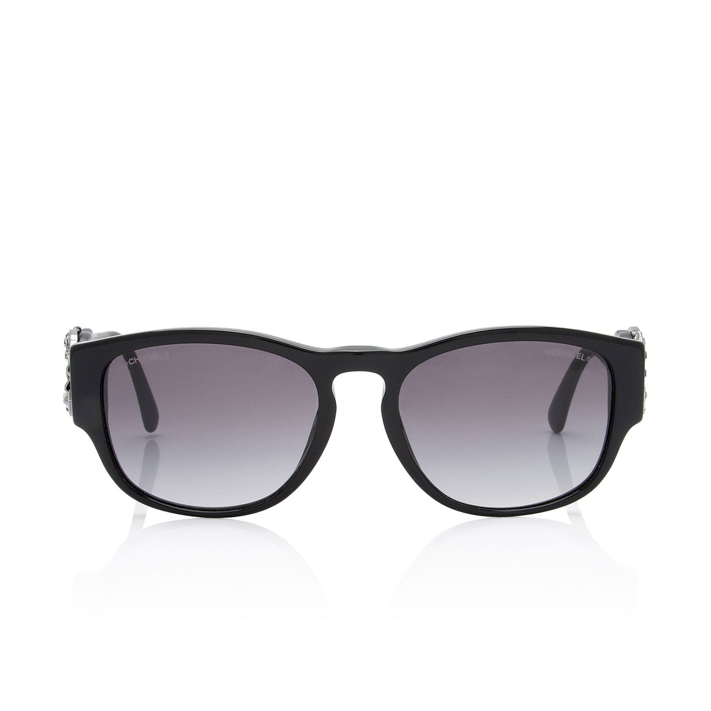 Chanel Lambskin Crystal Cc Sunglasses (Shf-H3Vge4) Bag