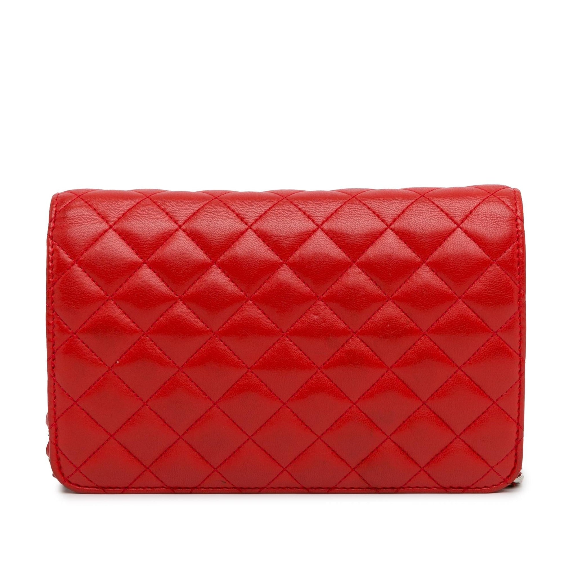 Chanel Lambskin Diamond CC on SHG-K03AWt Wallet Case