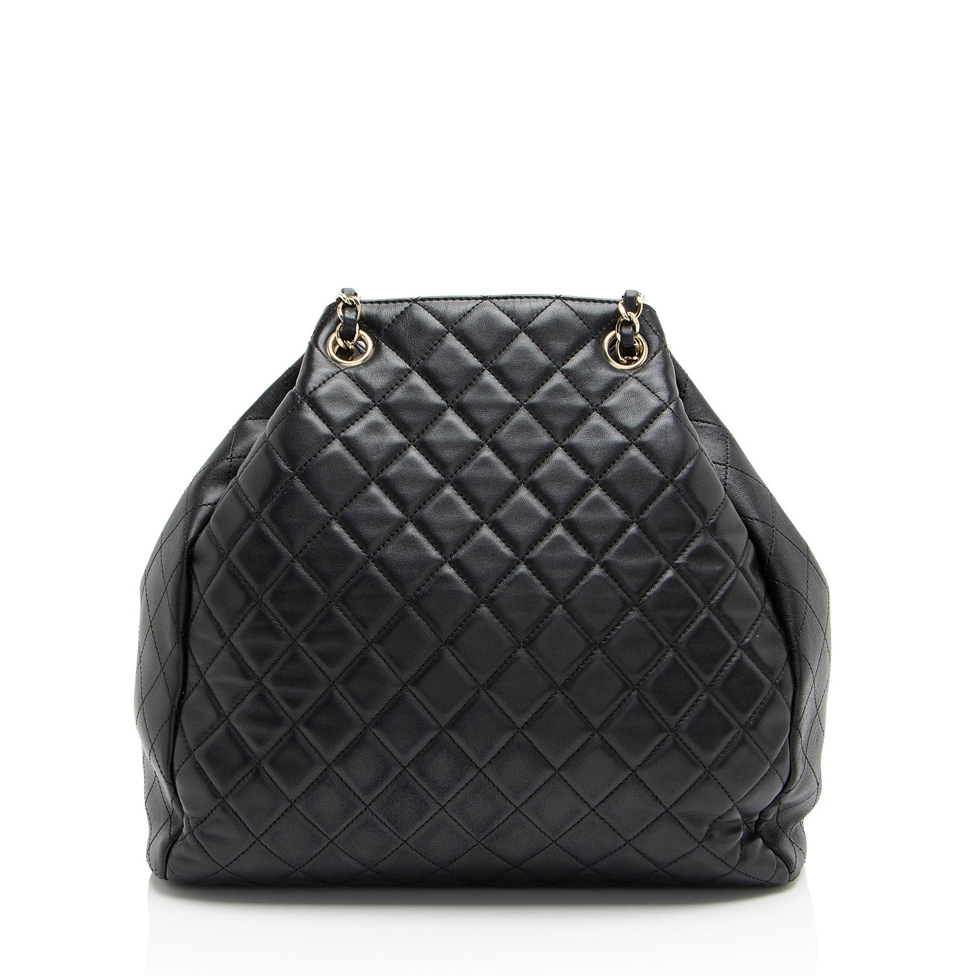 Chanel Lambskin Drawstring Bucket Jewelry