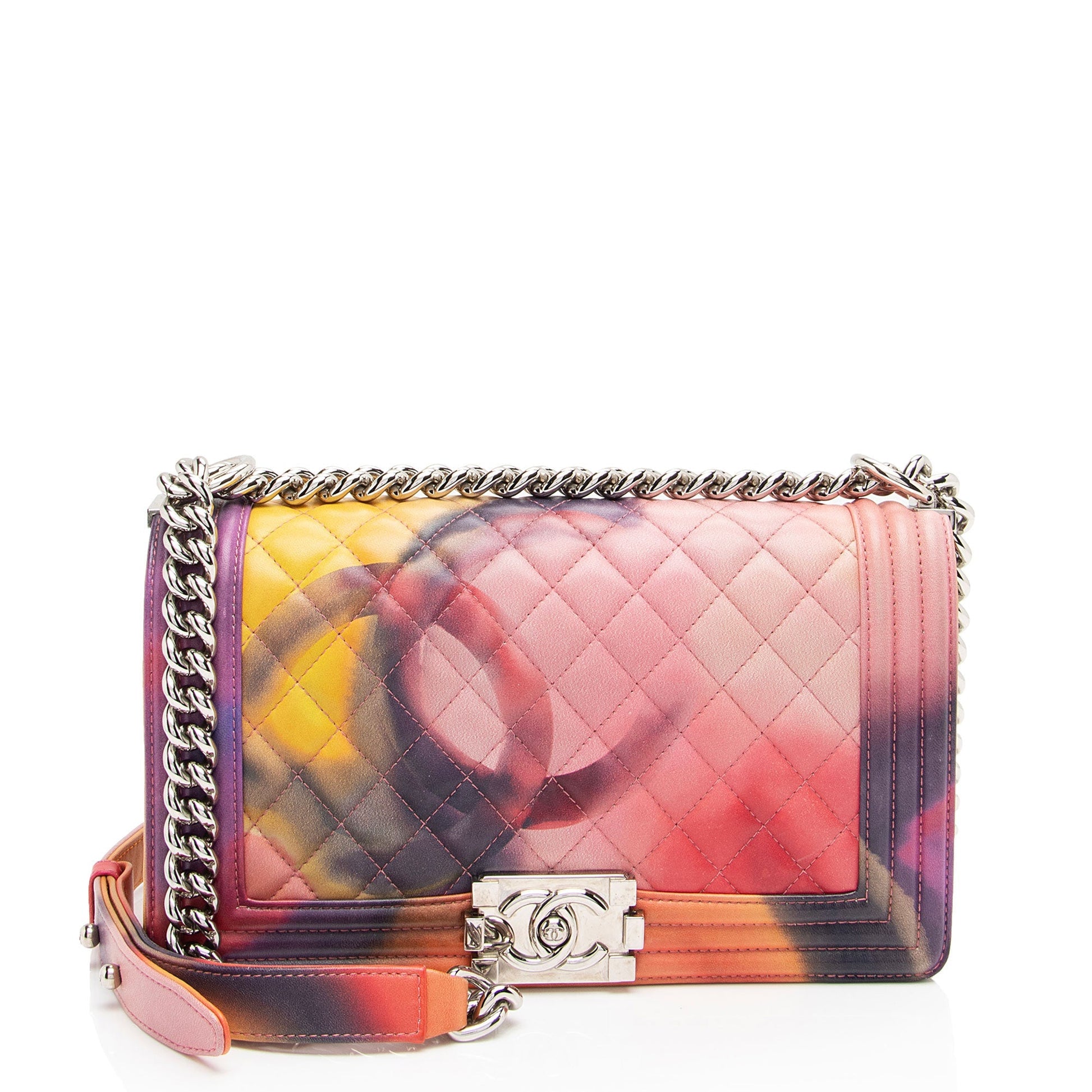 Chanel Lambskin Flower Power Old Boy SHF-gR6sxo Handbag