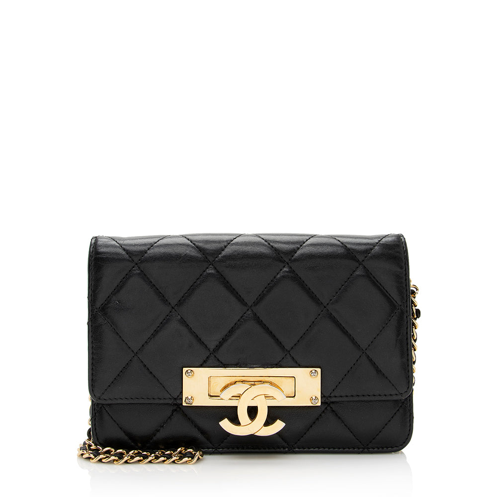 Chanel Lambskin Golden Class on - FINAL Wallet Case
