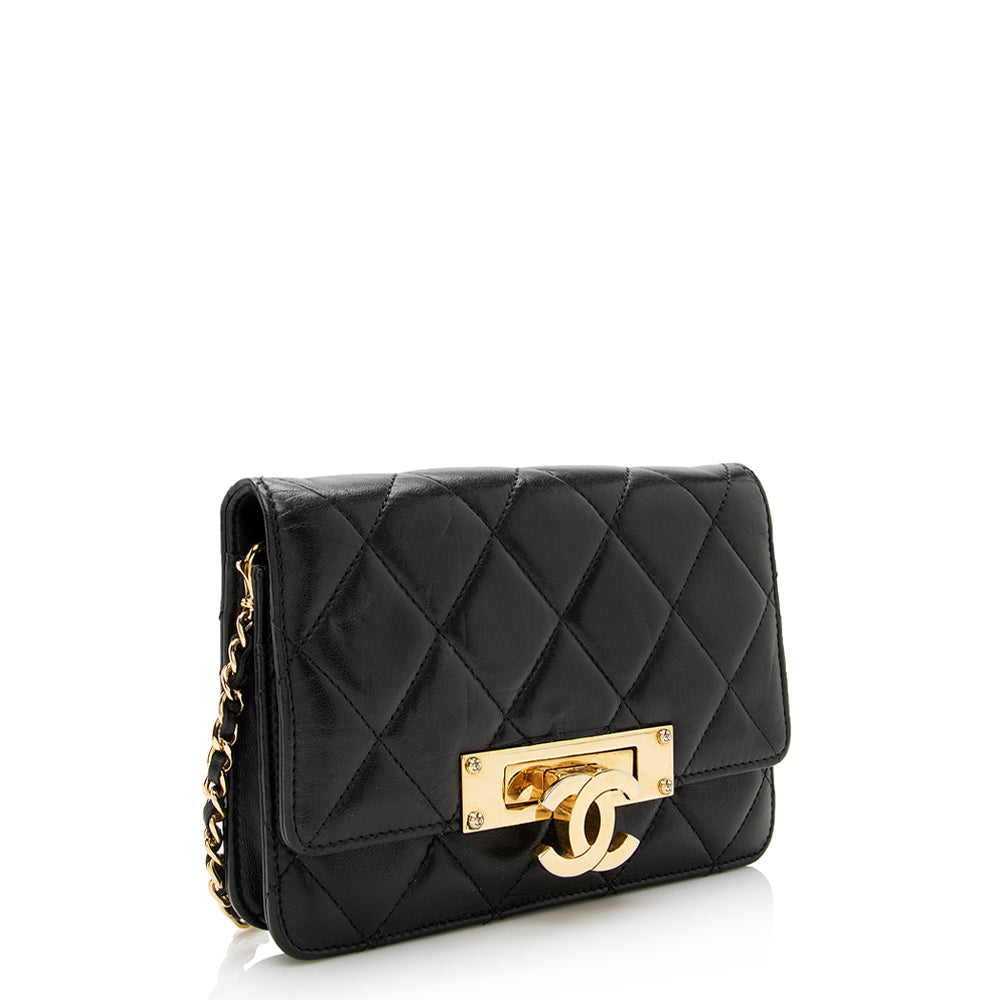 Chanel Lambskin Golden Class on - FINAL Wallet Case