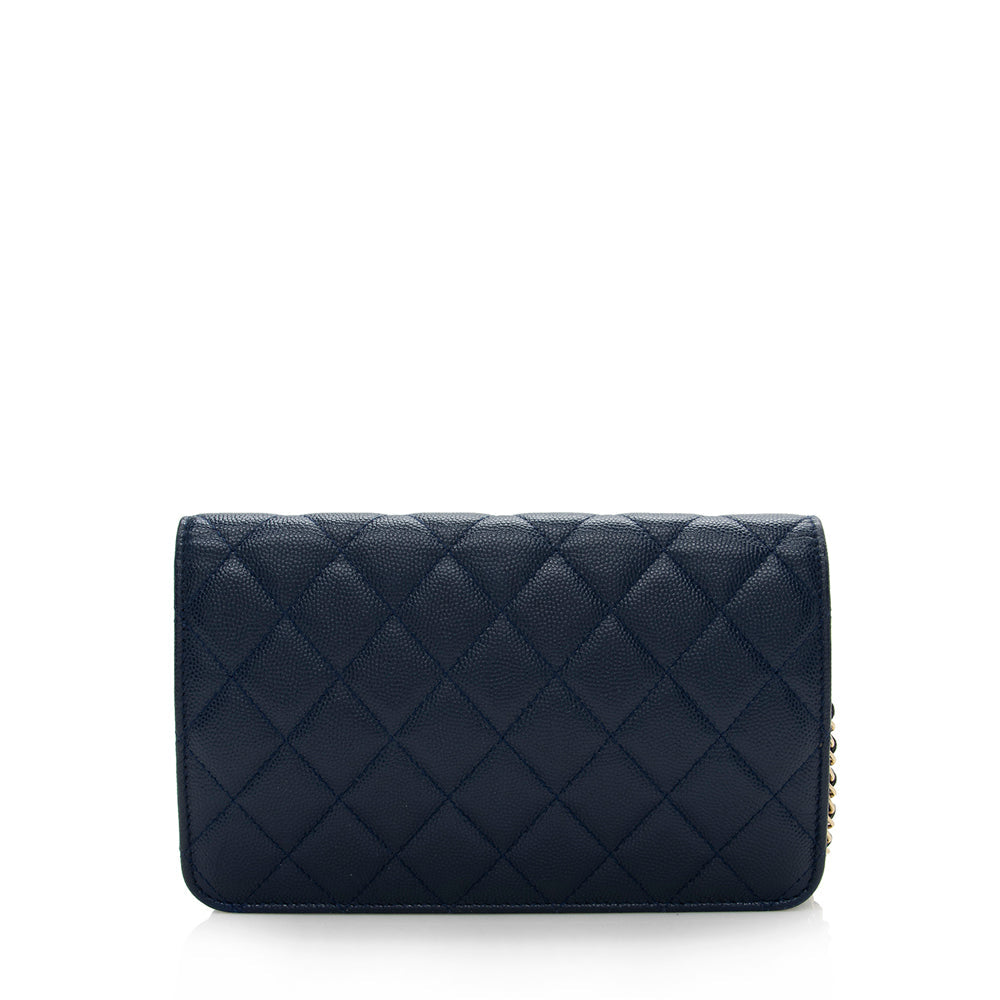 Chanel Lambskin Golden Class on SHF Wallet Case