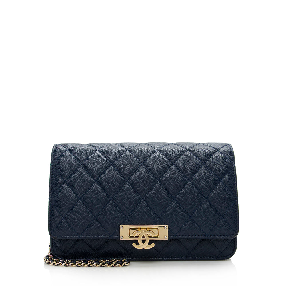 Chanel Lambskin Golden Class on SHF Wallet Case