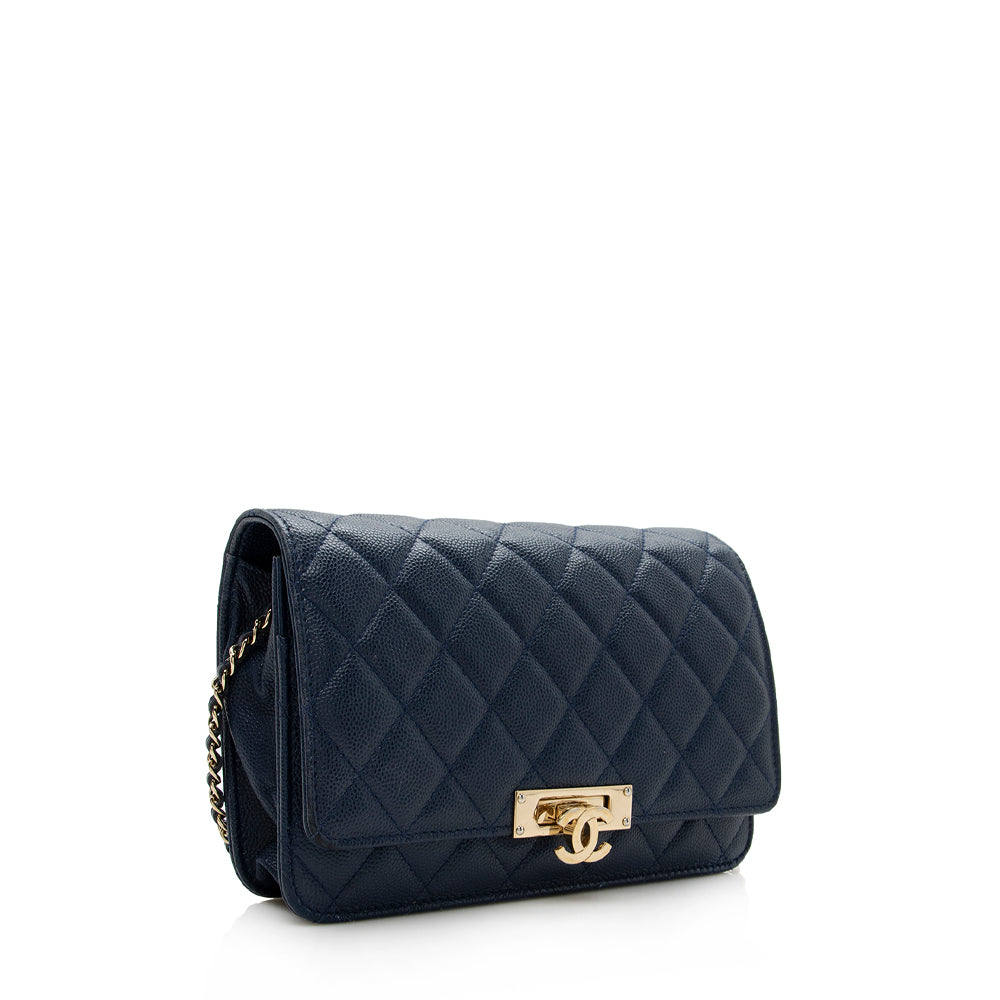 Chanel Lambskin Golden Class on SHF Wallet Case