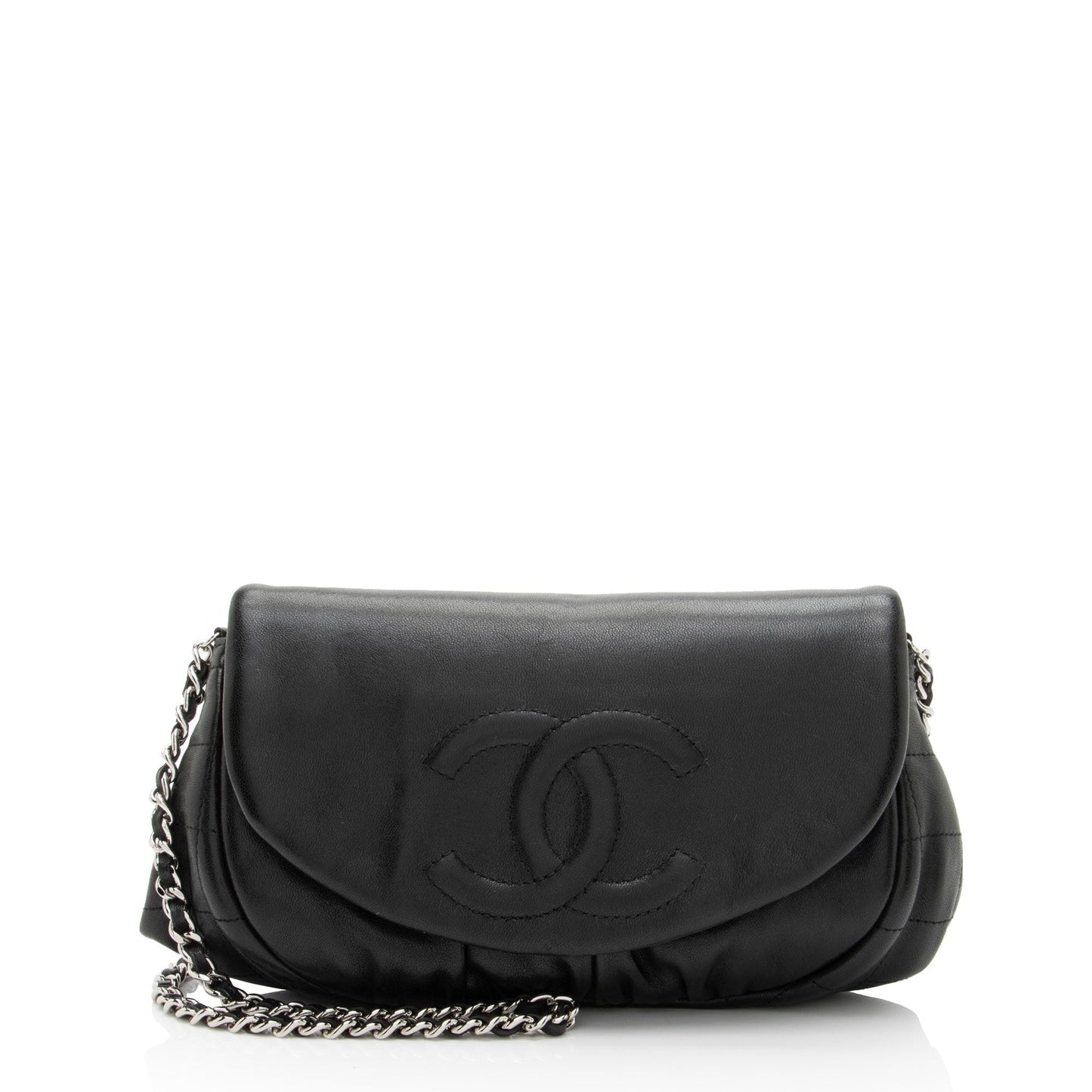 Chanel Lambskin Half Moon on Wallet Case