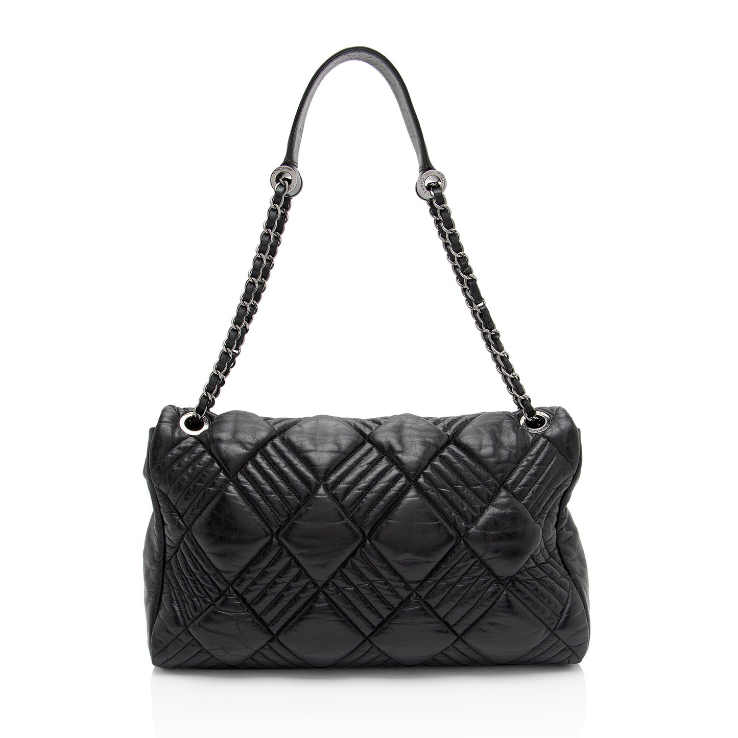 Chanel Lambskin Out Maxi Flap SHF-A4kgjG Shoulder Bag