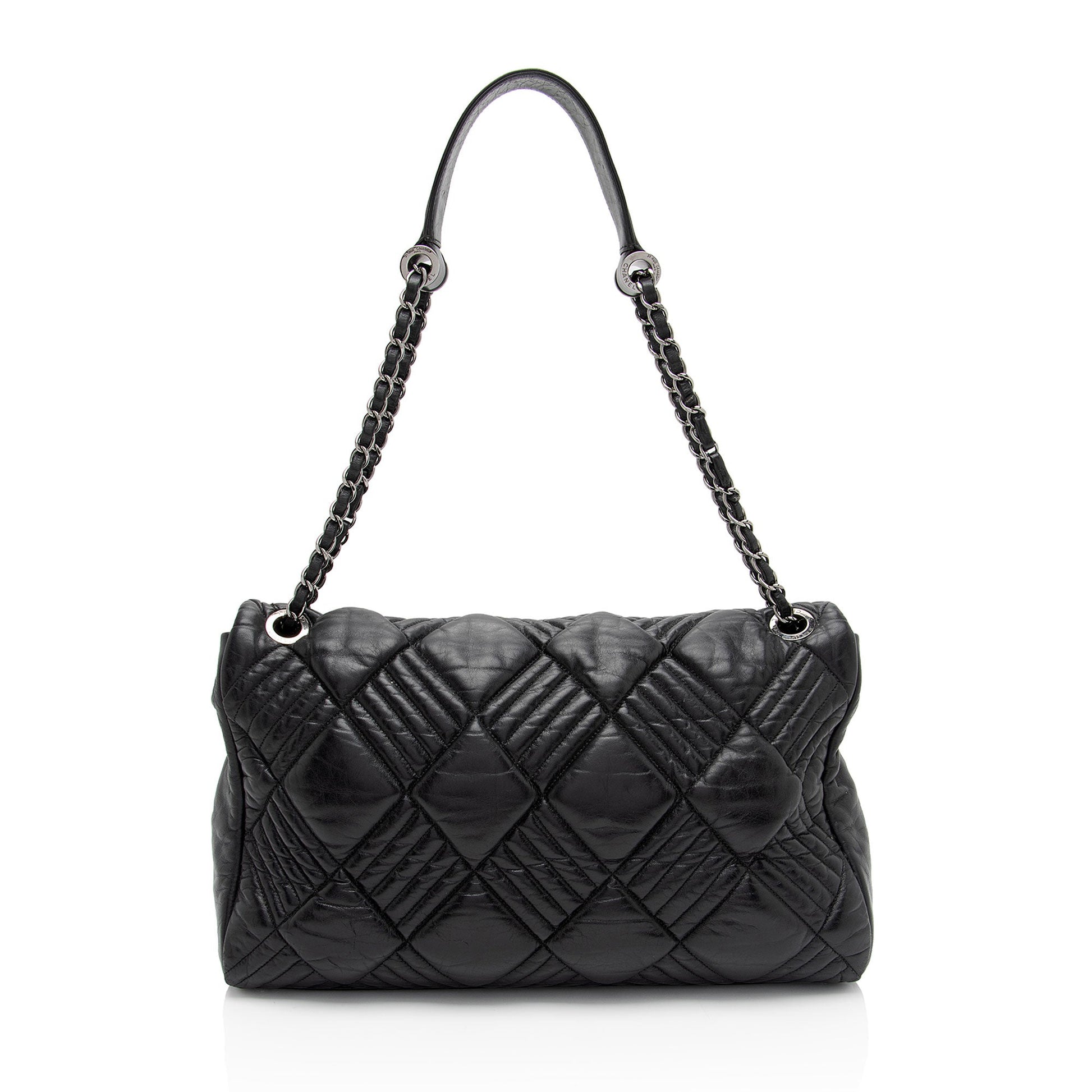 Chanel Lambskin Out Maxi Flap SHF-A4kgjG Shoulder Bag