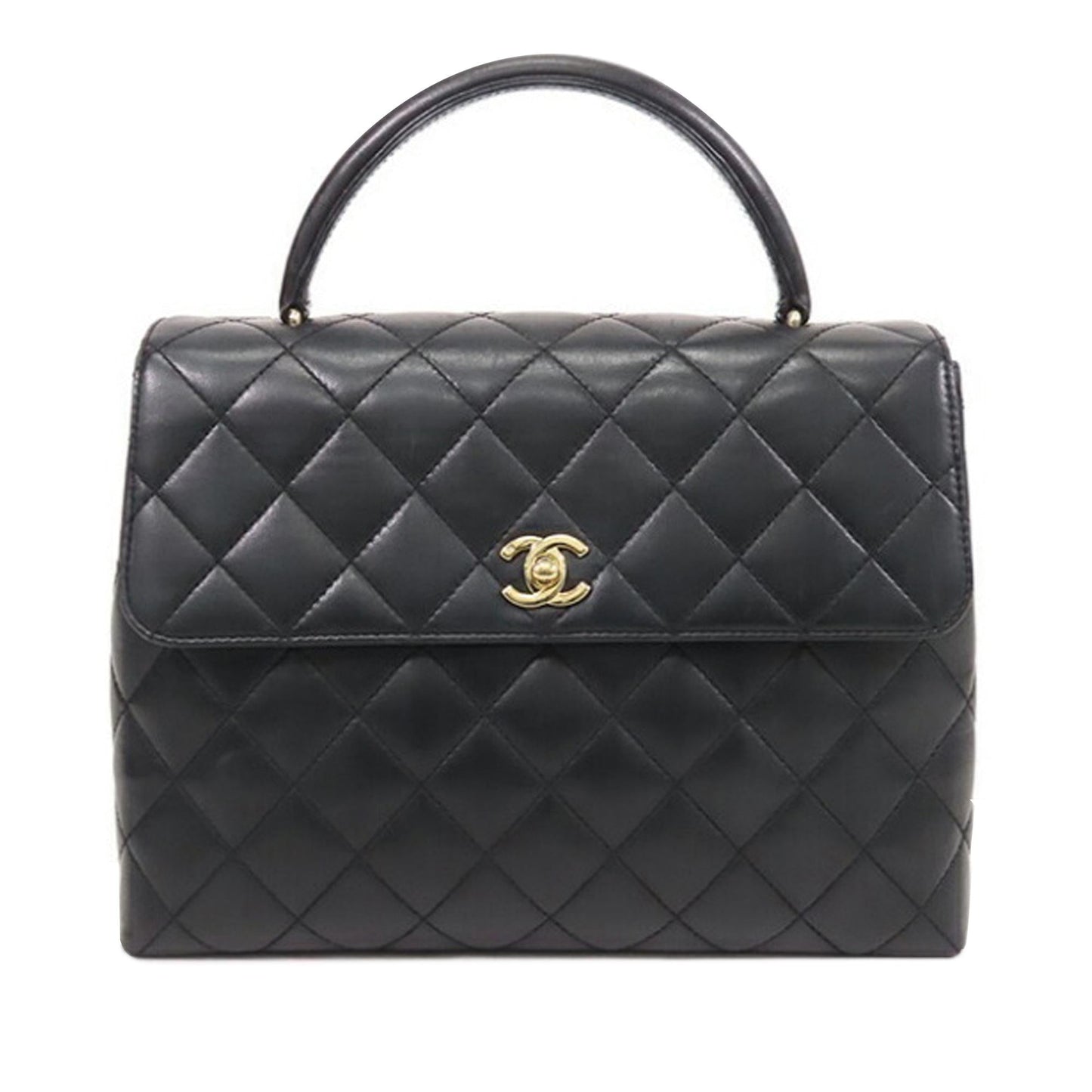 Chanel Lambskin Kelly Top Handle SHG-cCiQsR Handbag