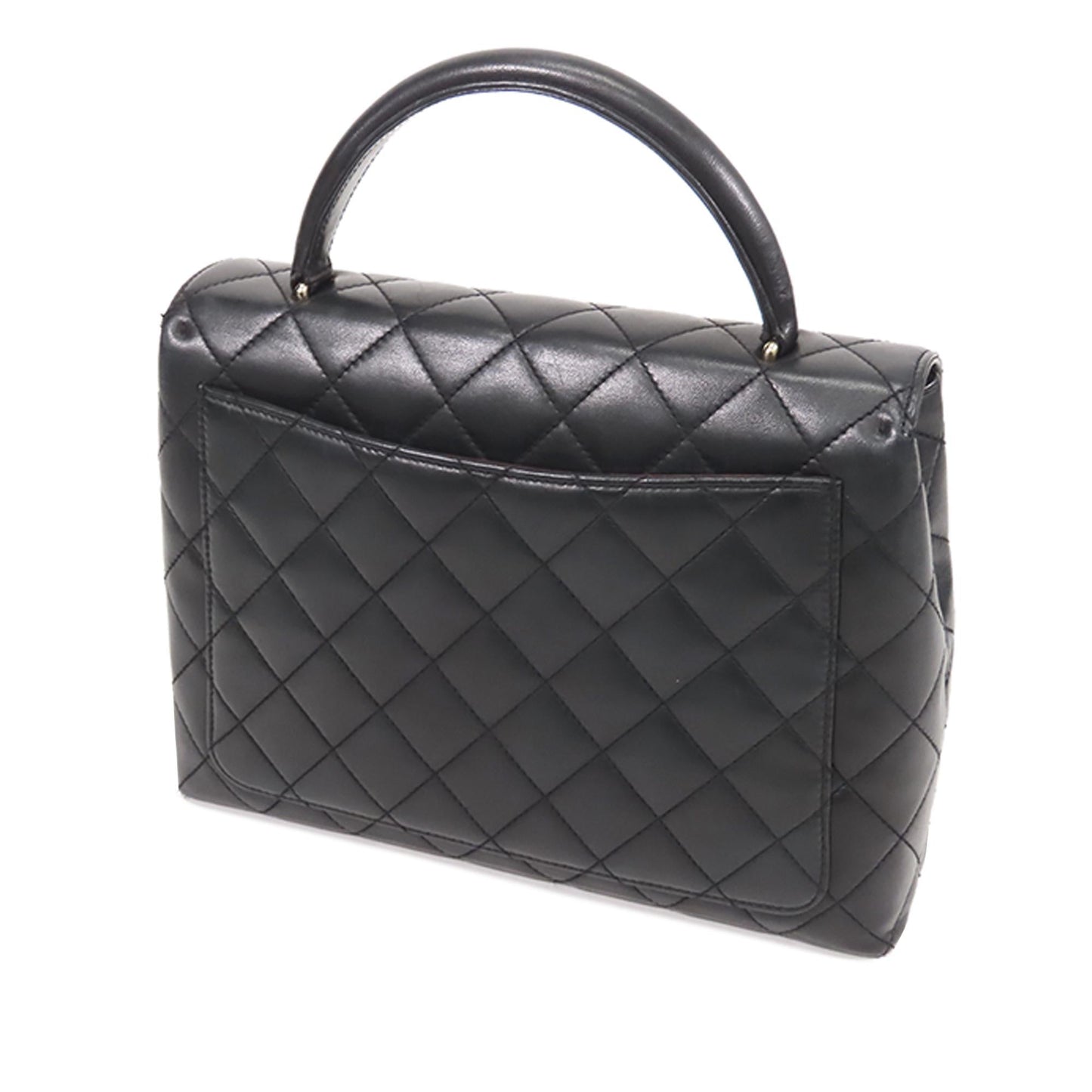 Chanel Lambskin Kelly Top Handle SHG-cCiQsR Handbag
