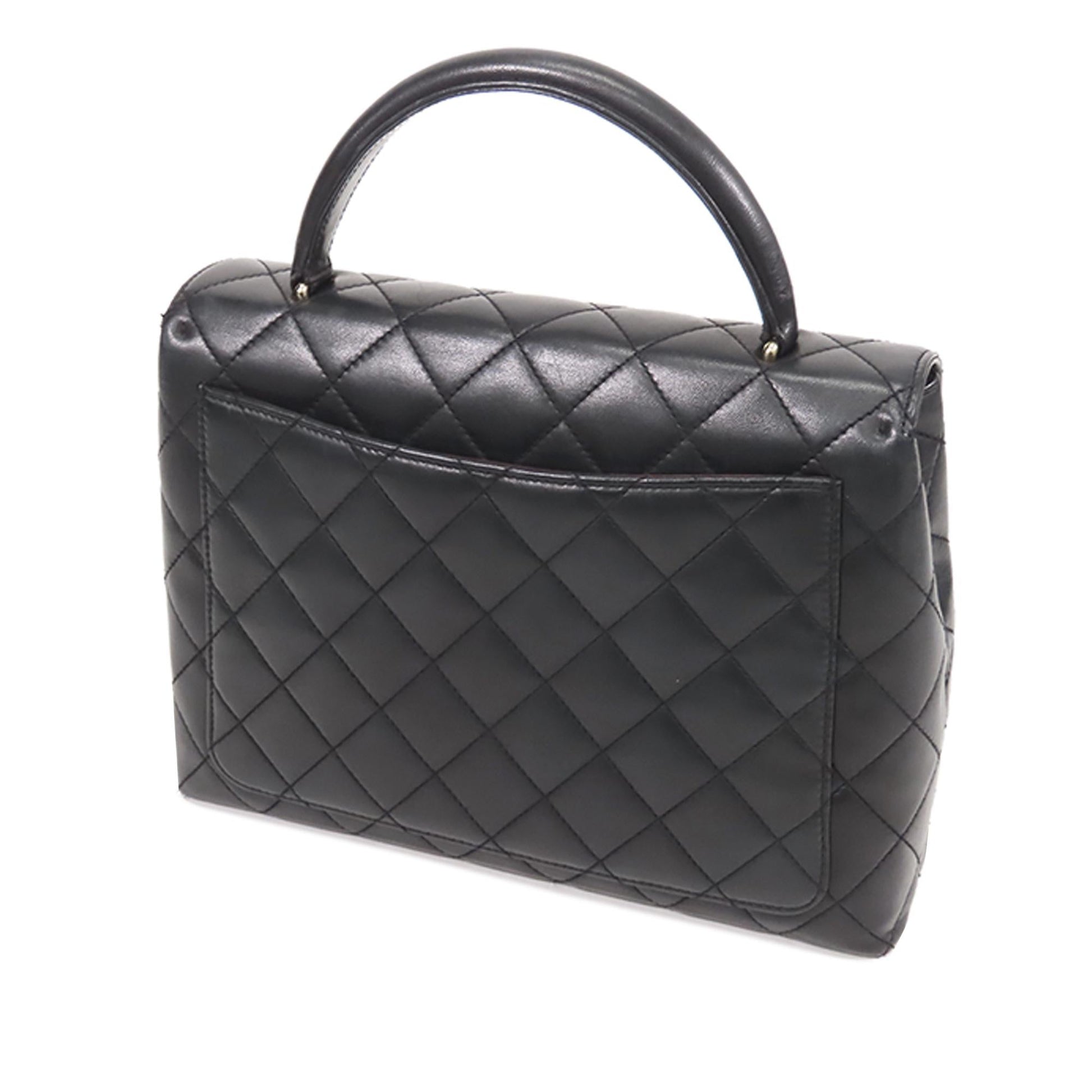 Chanel Lambskin Kelly Top Handle SHG-cCiQsR Handbag