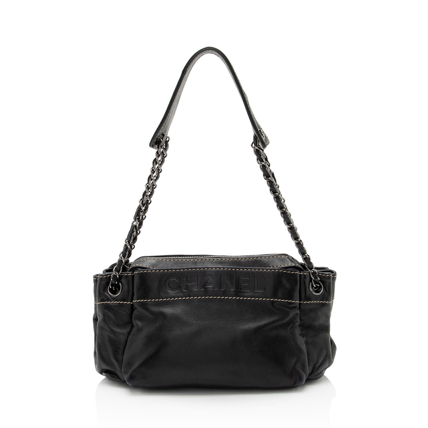 Chanel Lambskin LAX Accordion SHF-8qR2yb Shoulder Bag