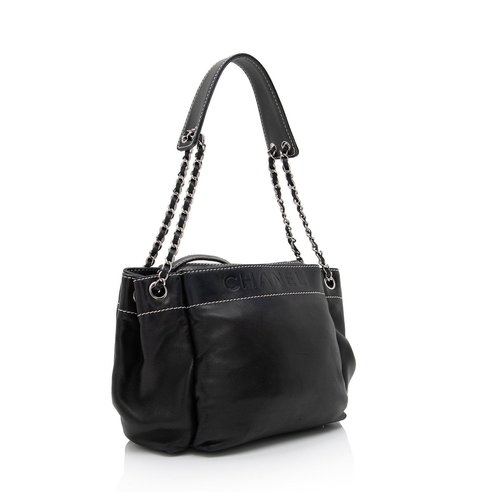 Chanel Lambskin LAX Accordion SHF-WhynN4 Shoulder Bag