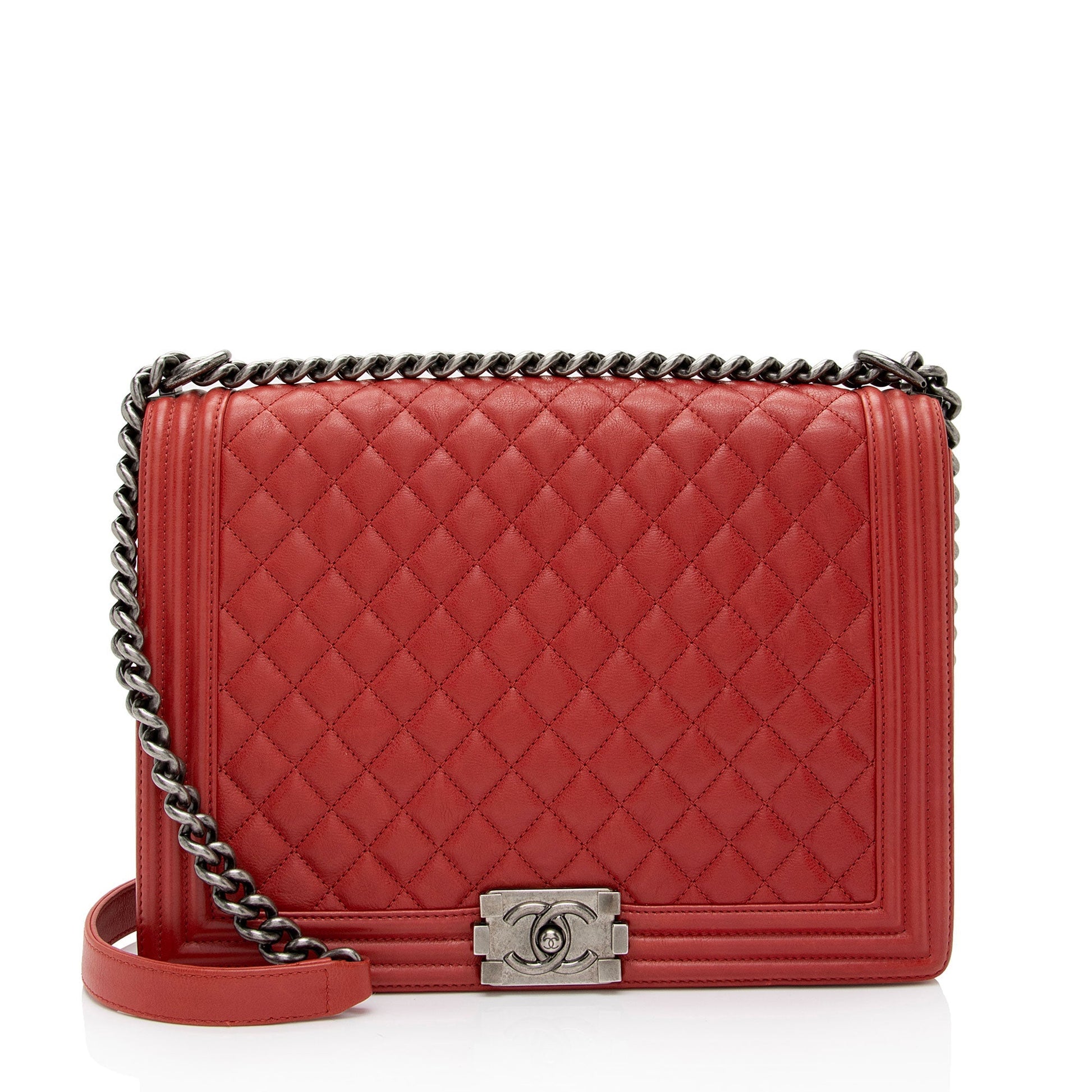 Chanel Lambskin Boy SHF-hsnmM9 Handbag