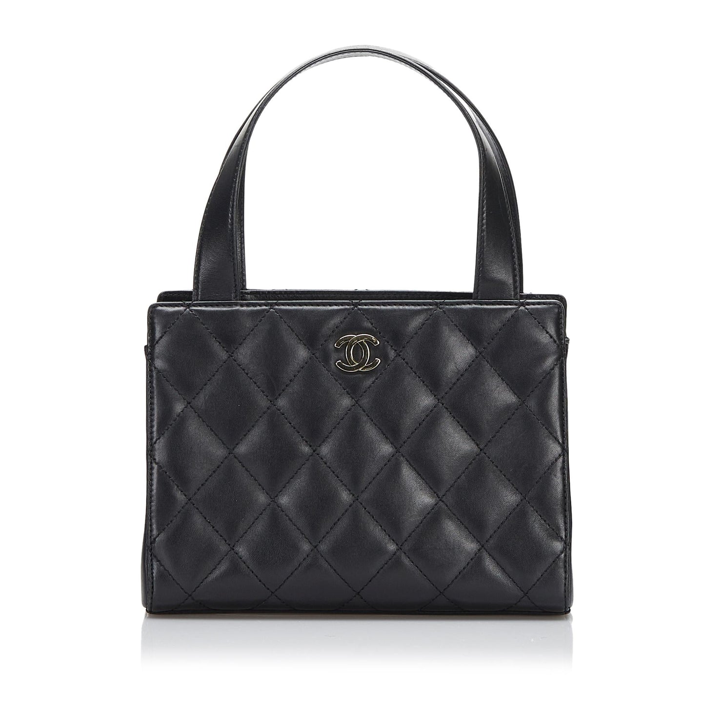 Chanel Lambskin SHG-WGibWp Leather Handbag