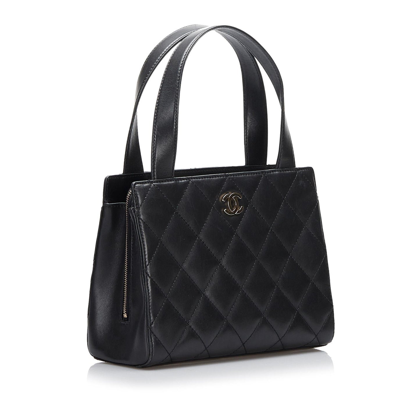 Chanel Lambskin SHG-WGibWp Leather Handbag