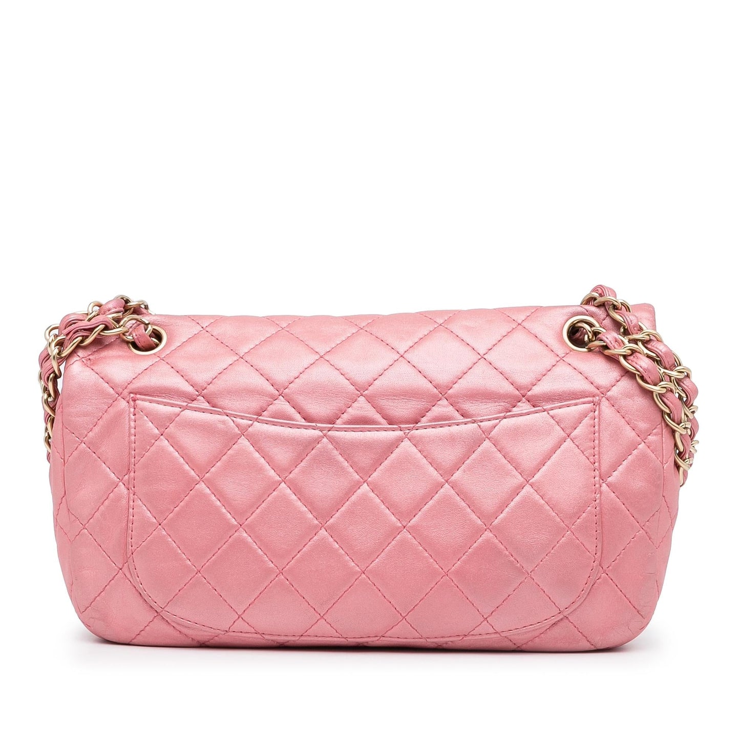 Chanel Lambskin Single Flap SHG-0Dboca Leather Shoulder Bag