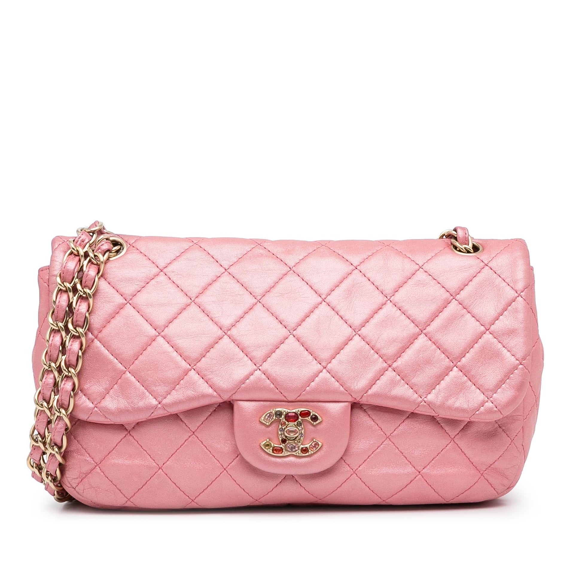 Chanel Lambskin Single Flap SHG-0Dboca Leather Shoulder Bag