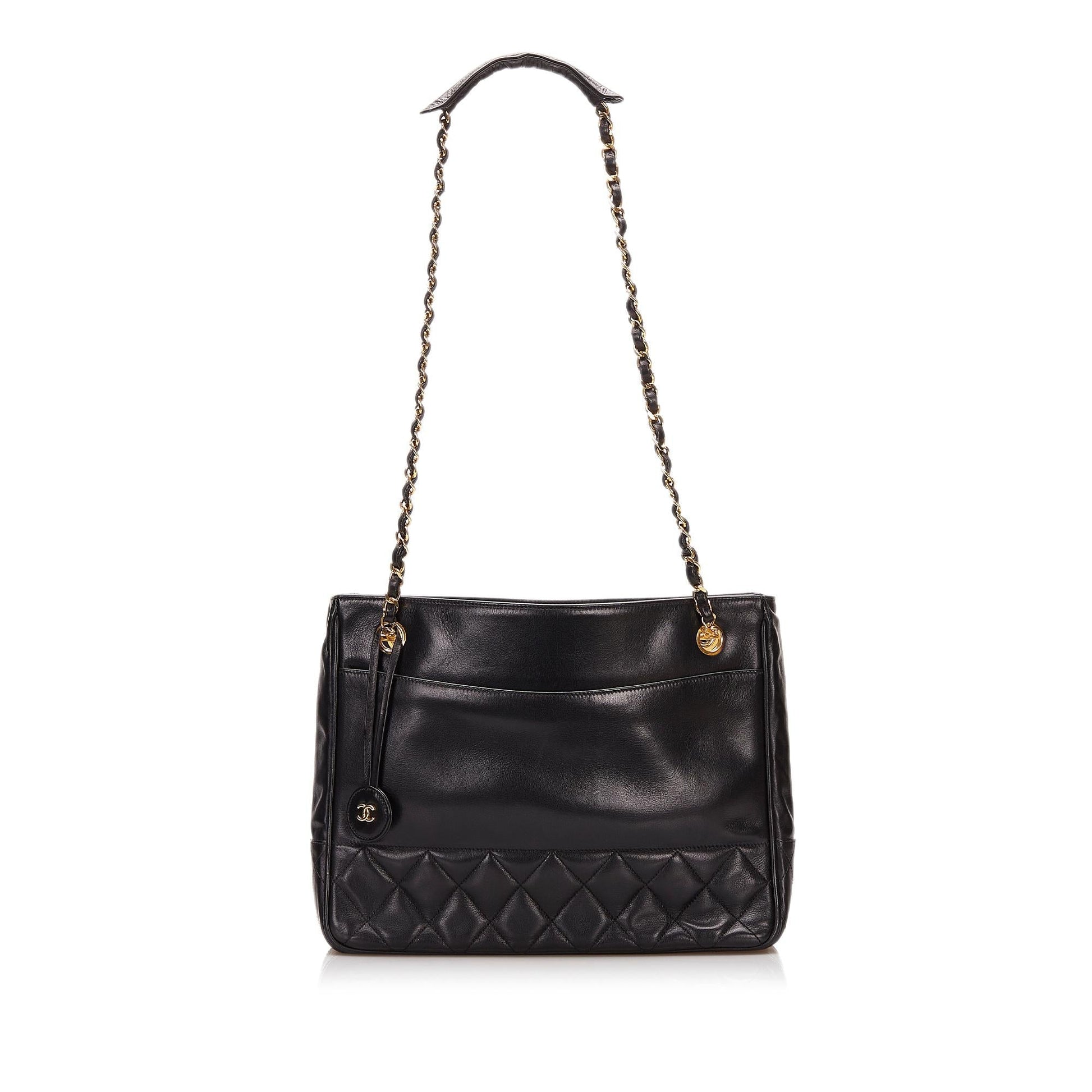 Chanel Lambskin SHG Leather Tote Bag