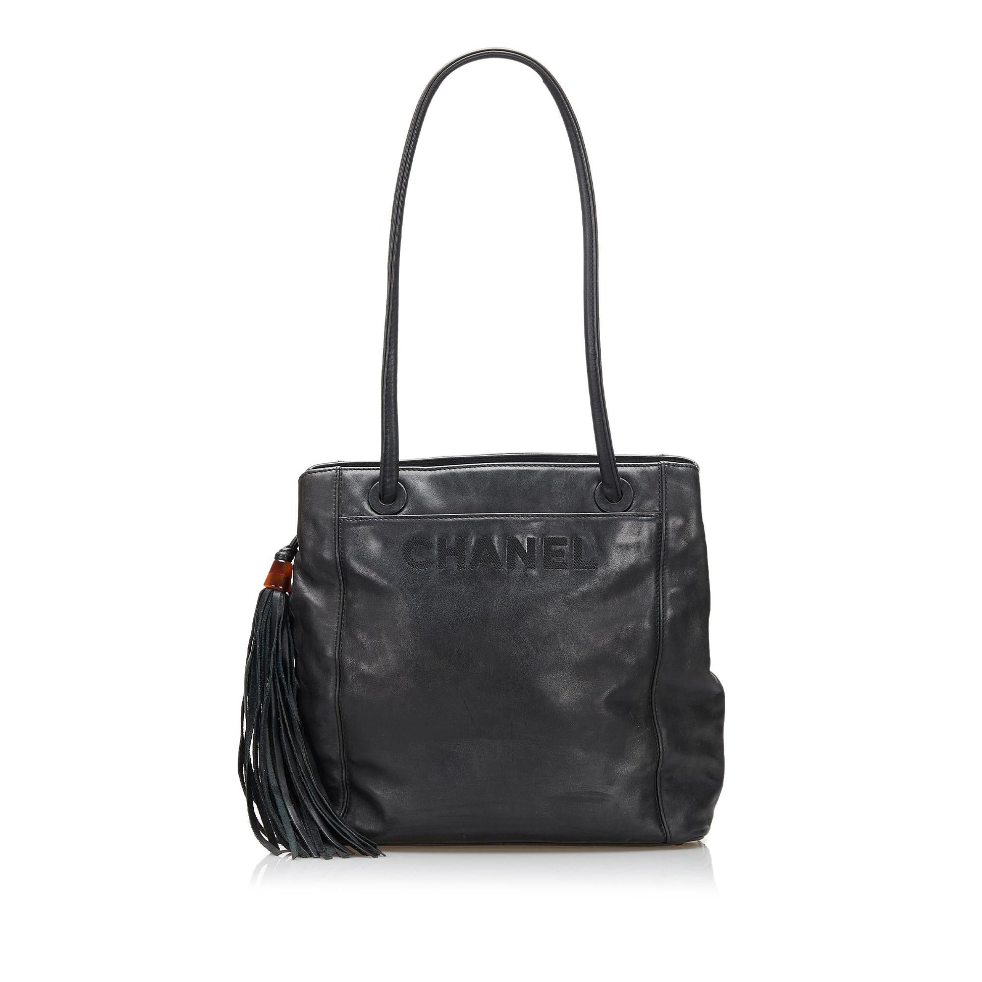 Chanel Lambskin SHG Leather Tote Bag Tote Shg