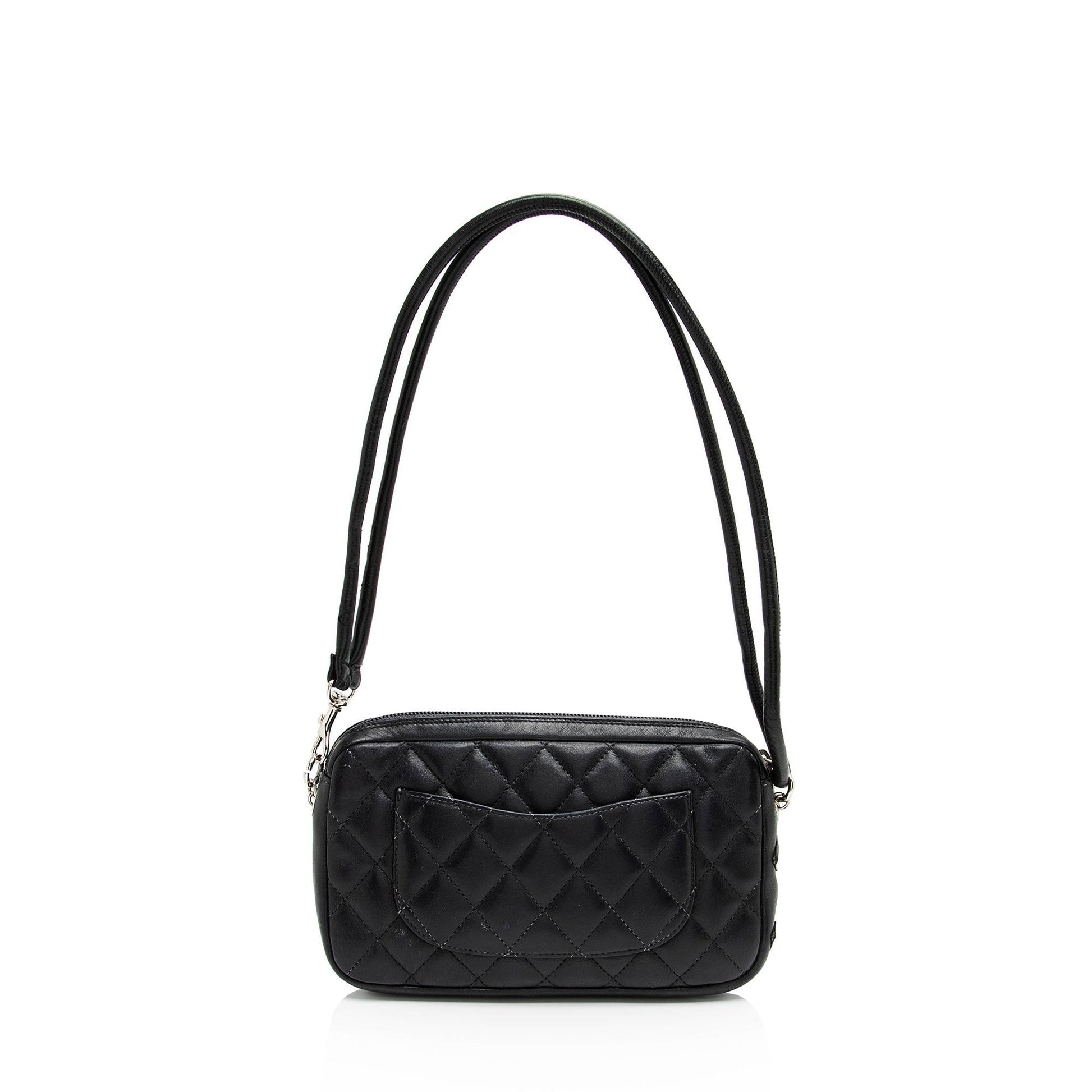Chanel Lambskin Ligne Cambon Pochette SHF-XPwjPq Clutch Bag