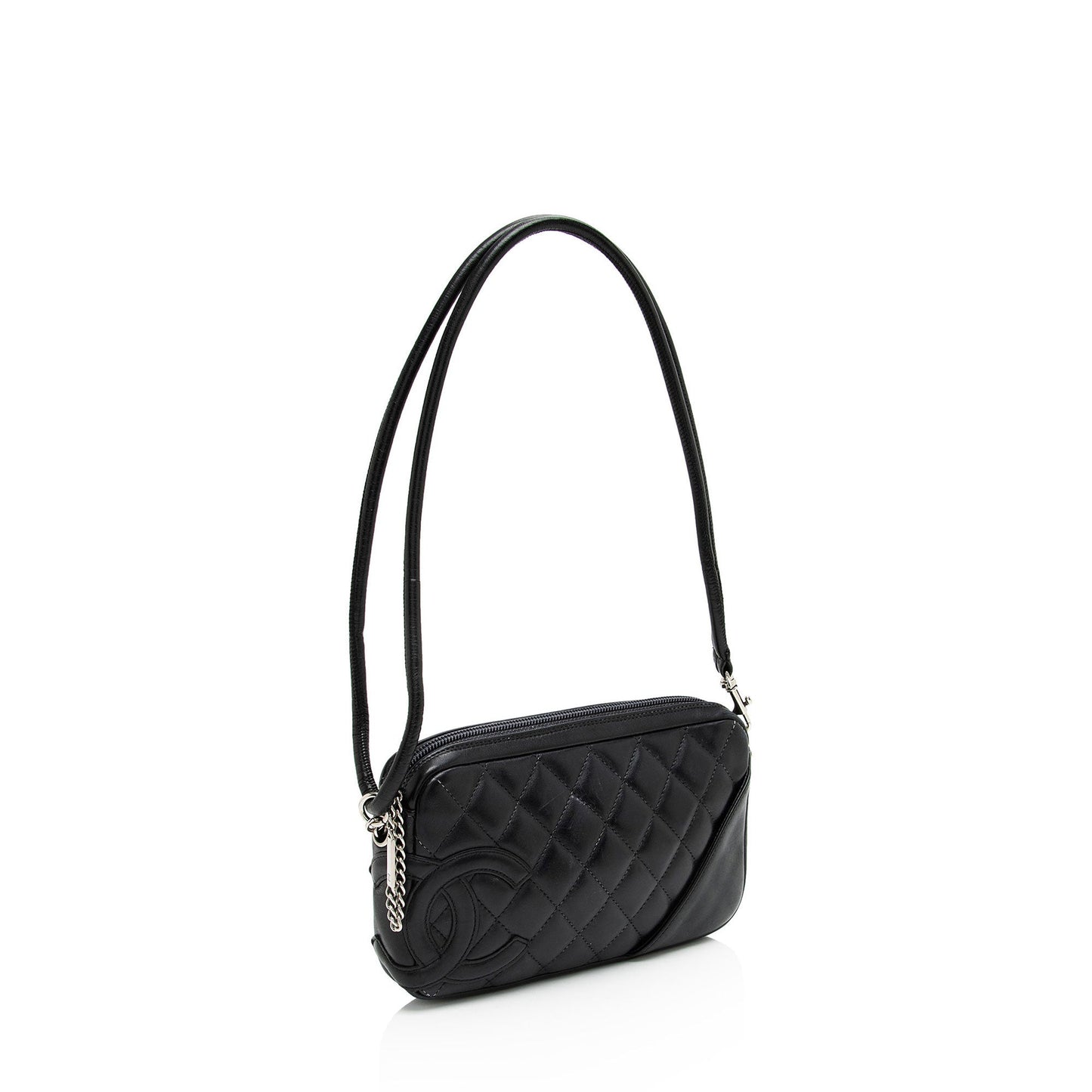 Chanel Lambskin Ligne Cambon Pochette SHF-XPwjPq Clutch Bag
