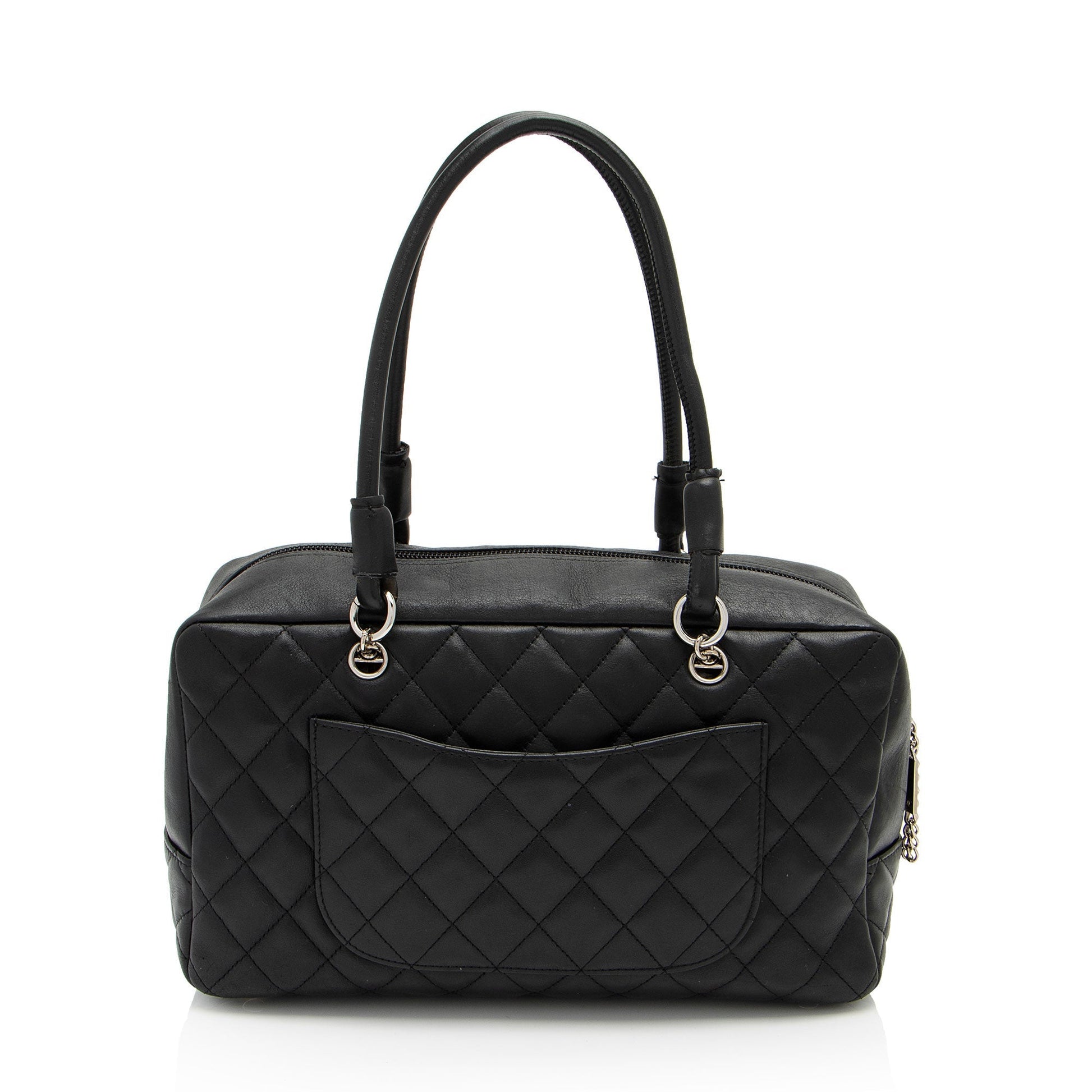 Chanel Lambskin Ligne Cambon Shopper SHF-MaOmWR Shoulder Bag
