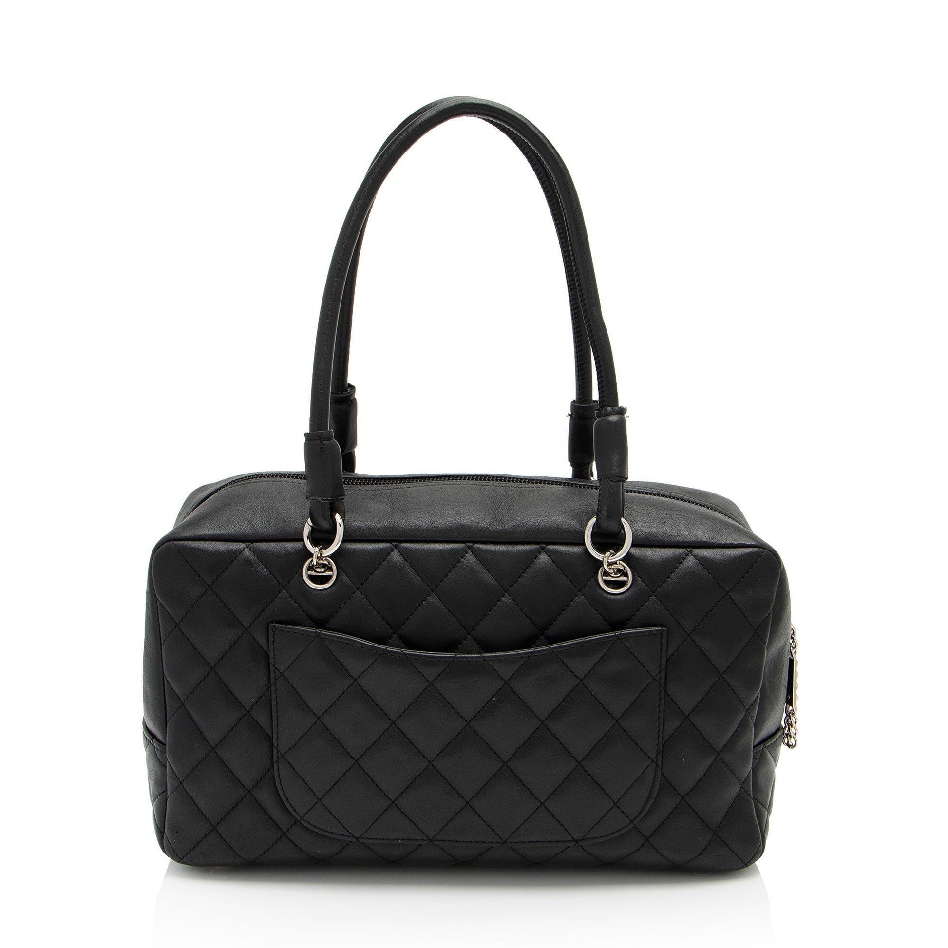 Chanel Lambskin Ligne Cambon Shopper Shoulder Bag (SHF-MaOmWR)