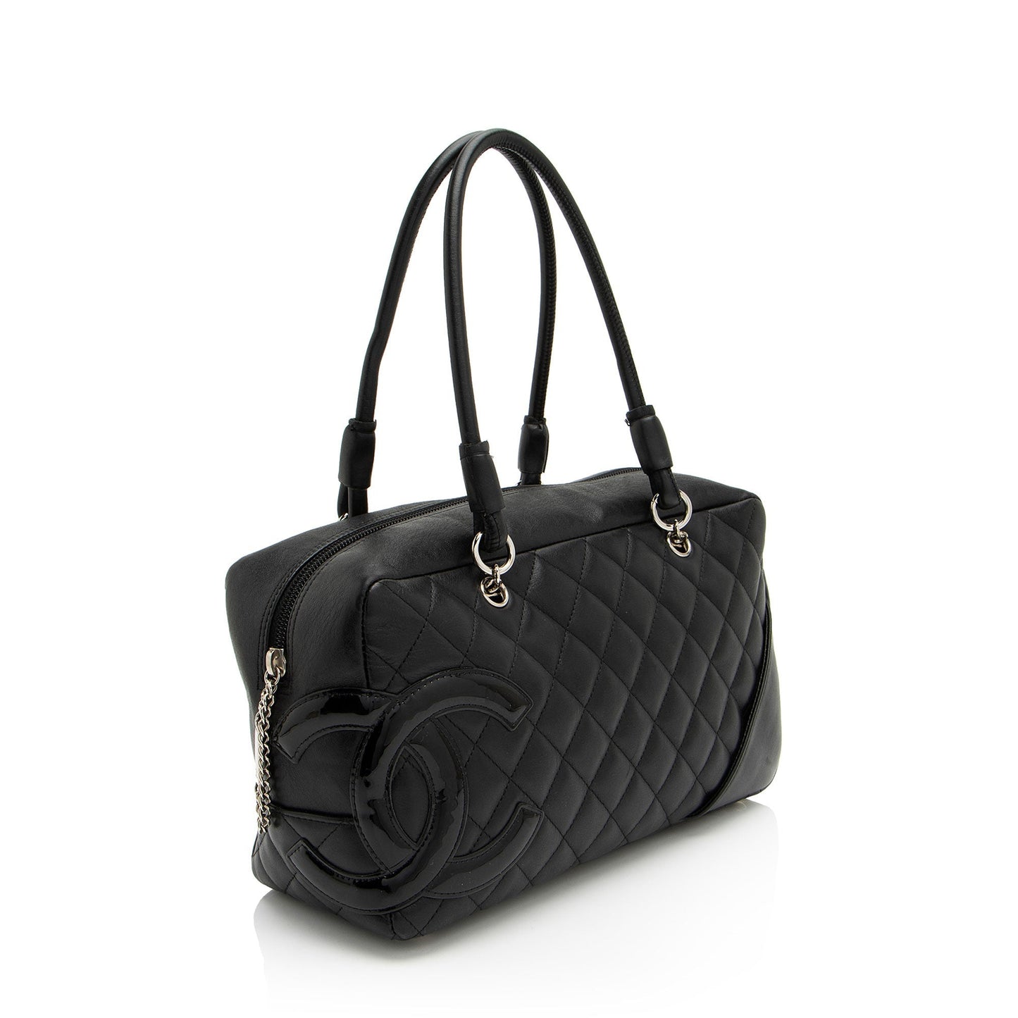 Chanel Lambskin Ligne Cambon Shopper SHF-MaOmWR Shoulder Bag