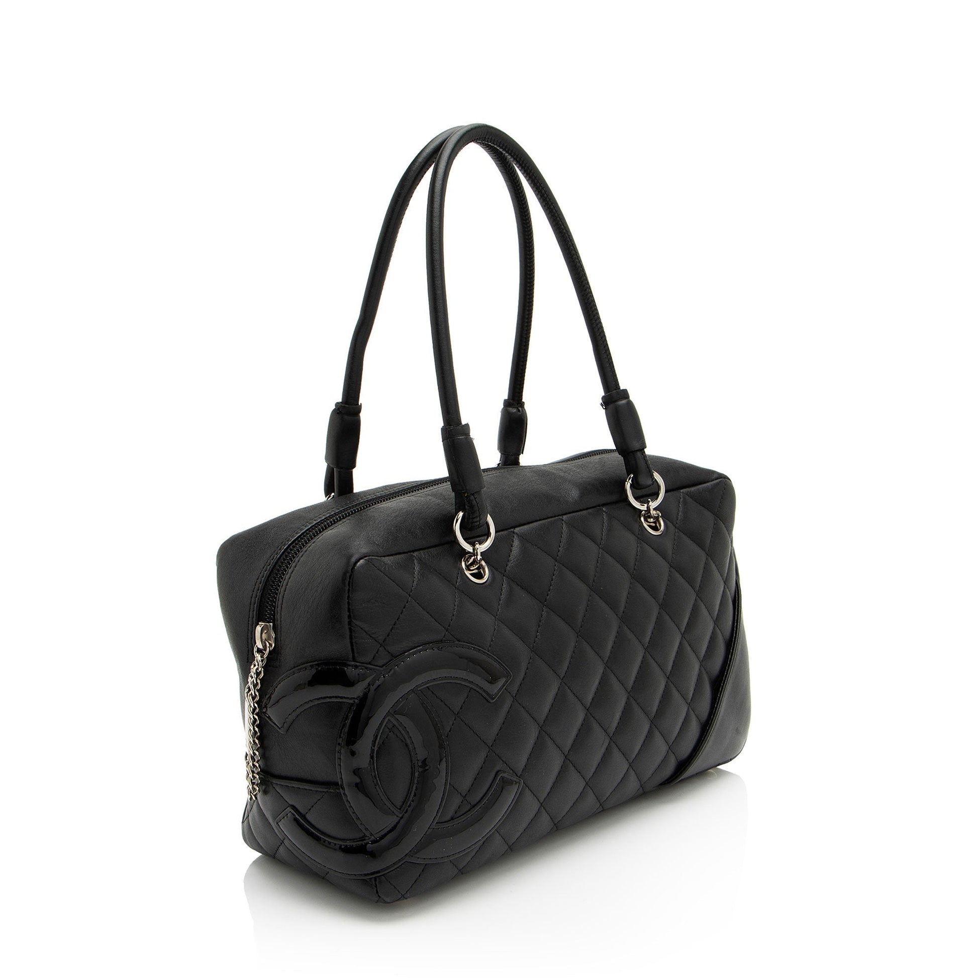 Chanel Lambskin Ligne Cambon Shopper SHF-MaOmWR Shoulder Bag