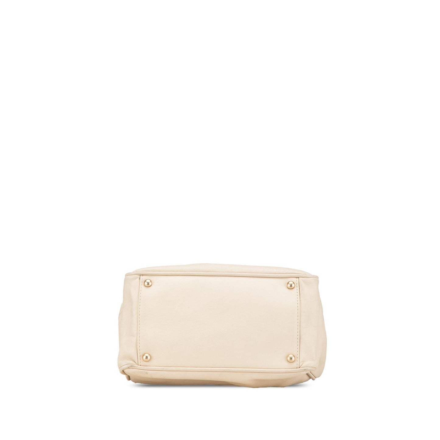 Chanel Lambskin Logo Camellia Tote Bag