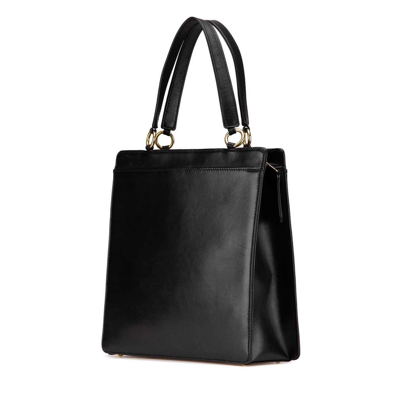 Chanel Lambskin Logo Tote Bag