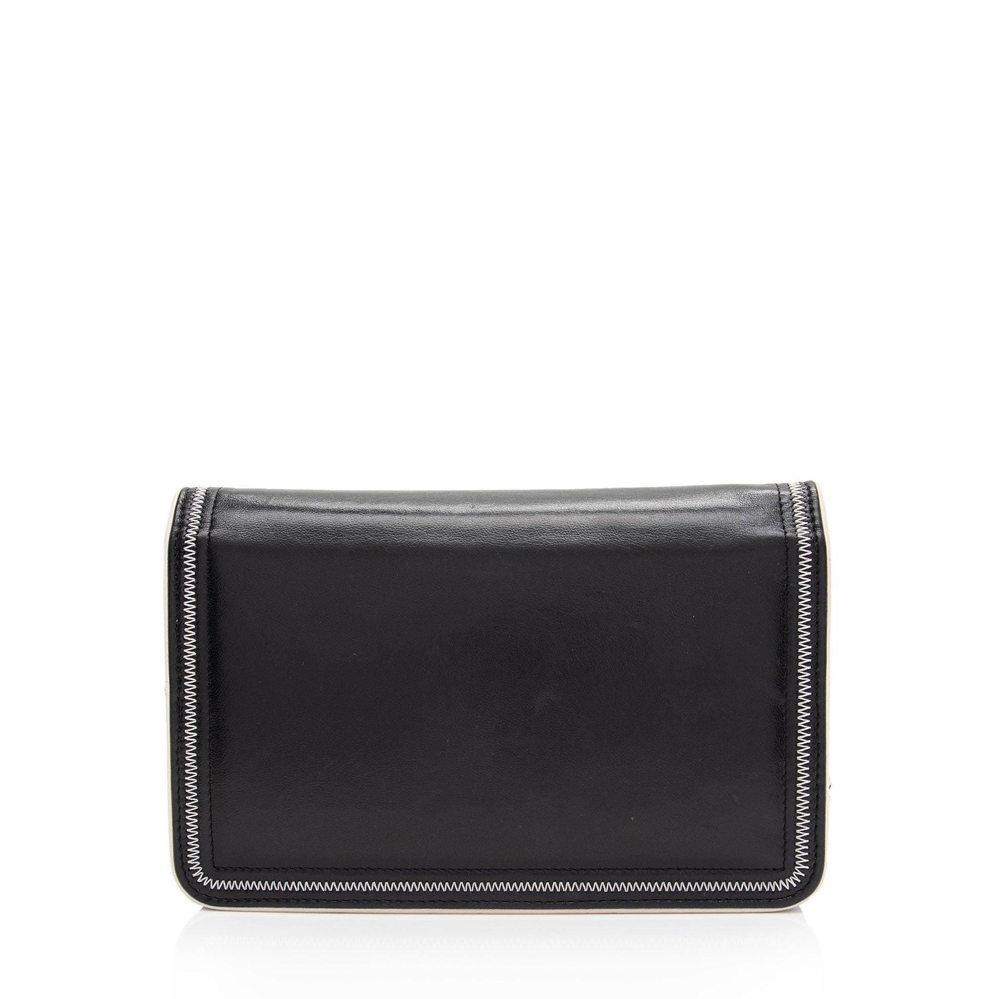 Chanel Lambskin Mademoiselle on SHF-sx6CTr Wallet Case