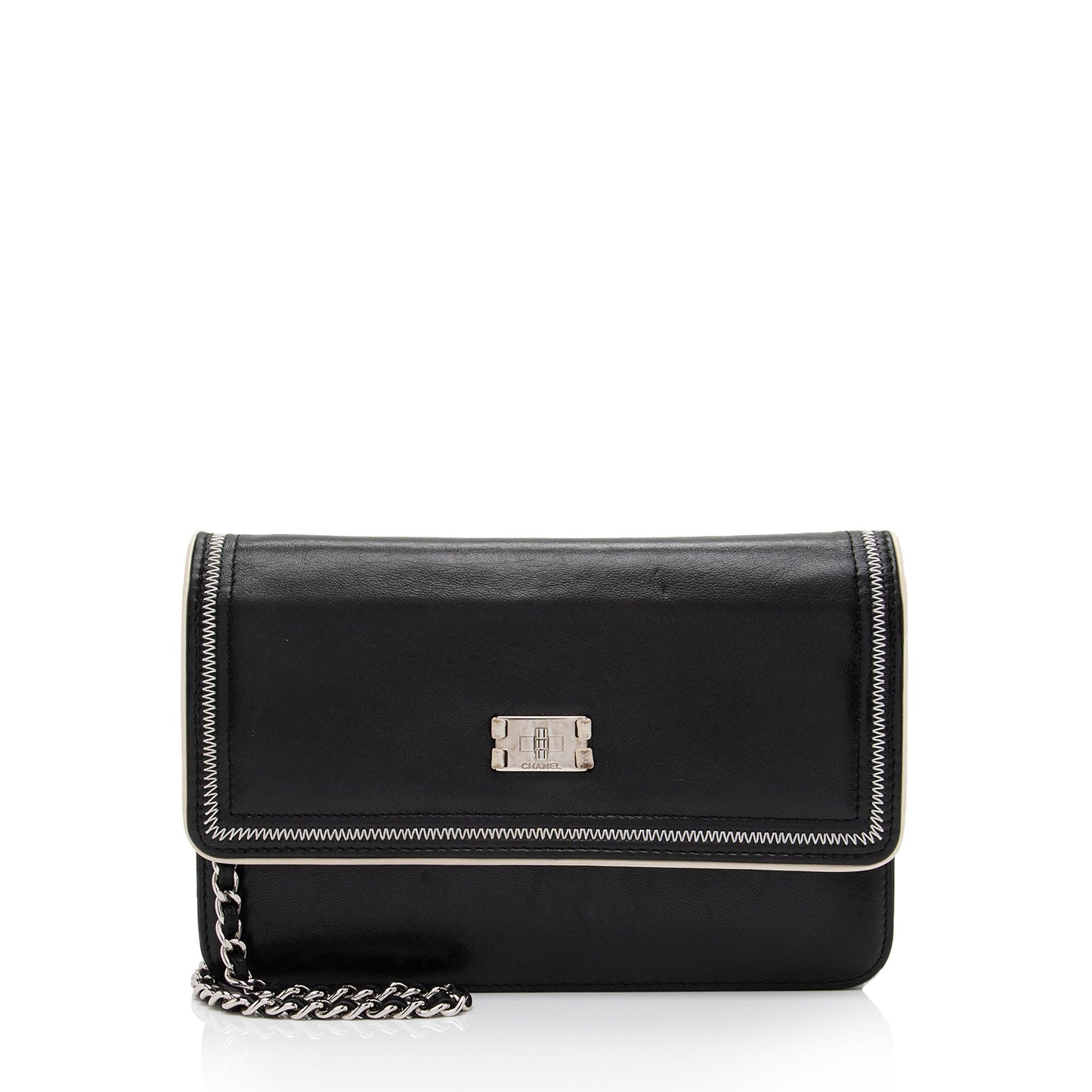 Chanel Lambskin Mademoiselle on SHF-sx6CTr Wallet Case