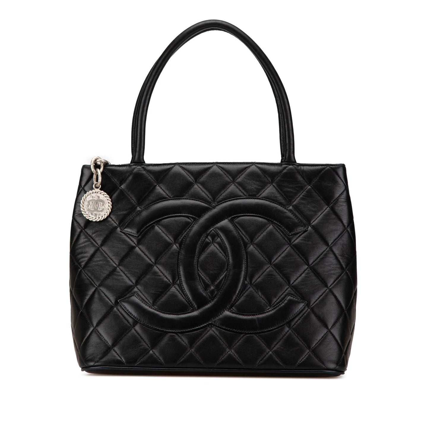 Chanel Lambskin Medallion SHG-cROUye Tote Bag