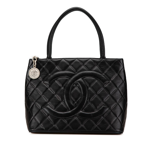 Chanel Lambskin Medallion SHG-cROUye Tote Bag