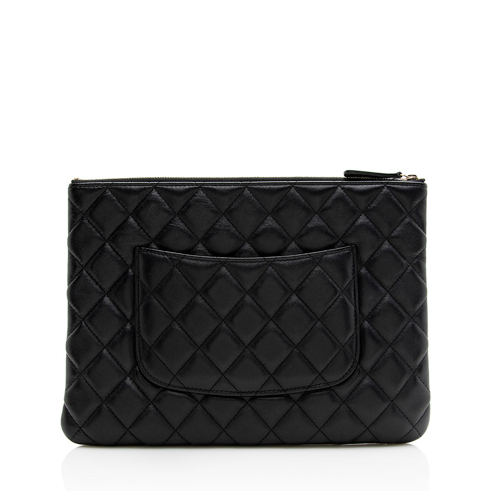 Chanel Lambskin O- SHF Handbag