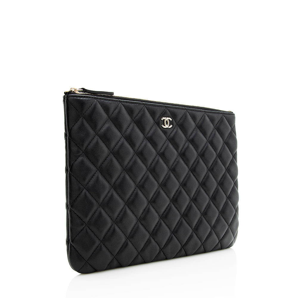 Chanel Lambskin O- SHF Handbag
