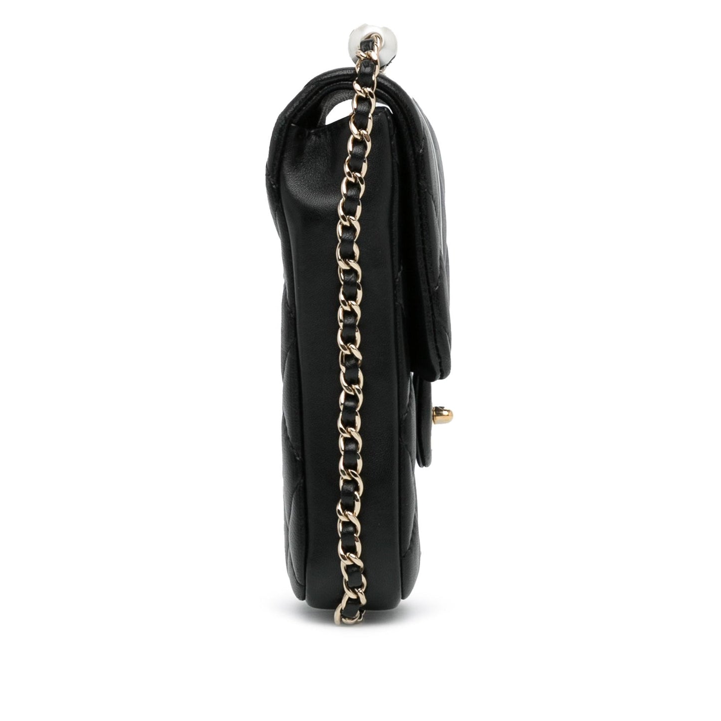 Chanel Lambskin My Precious Phone Flap SHG-2d8hdV Handbag