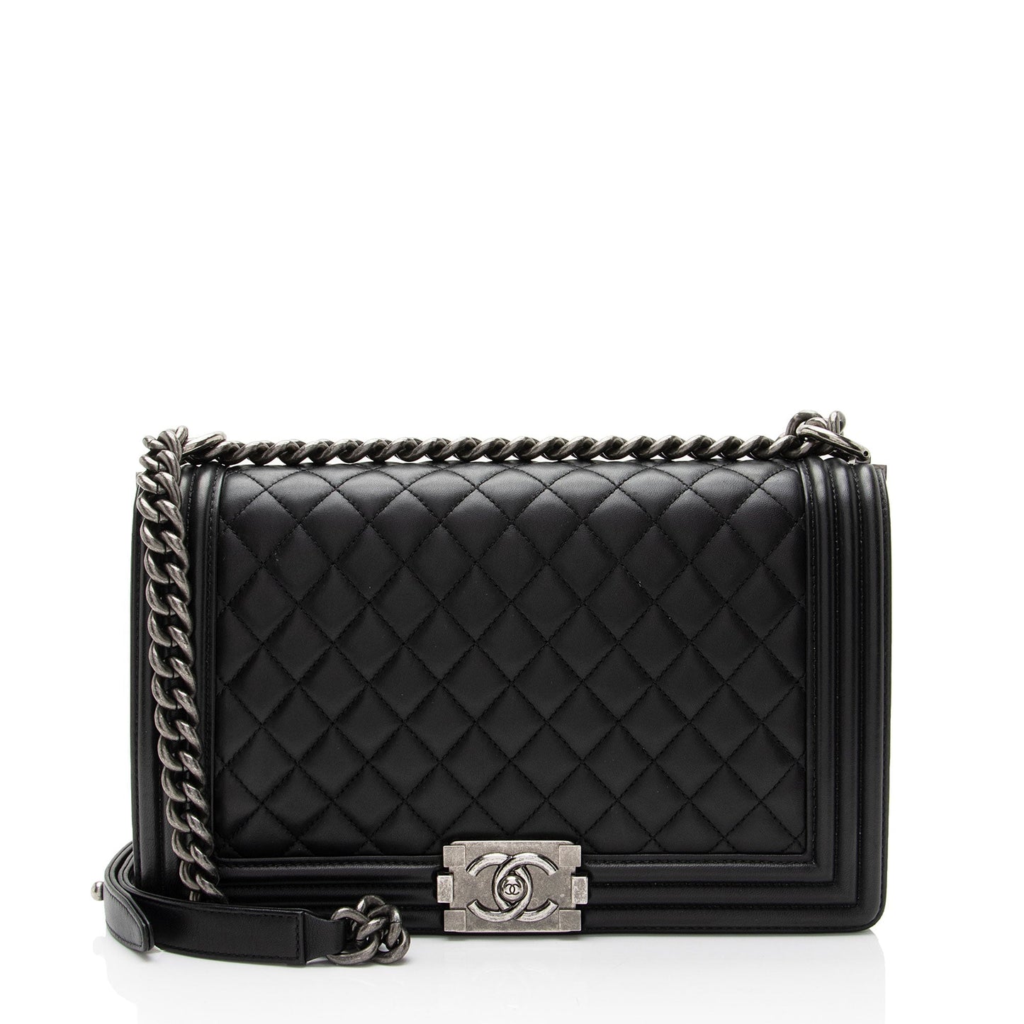 Chanel Lambskin New Boy Handbag