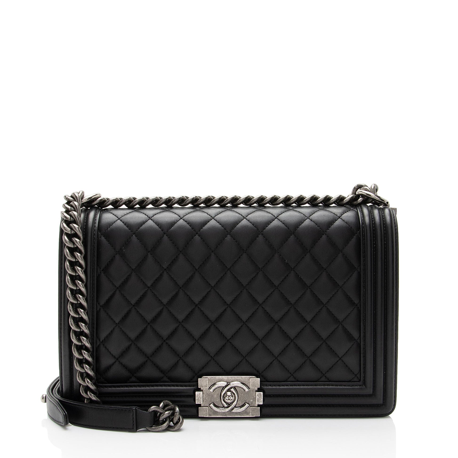 Chanel Lambskin New Boy Handbag