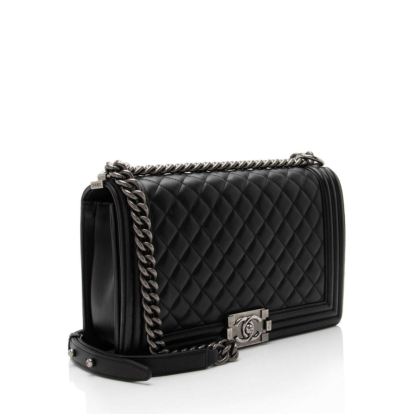 Chanel Lambskin New Boy Handbag