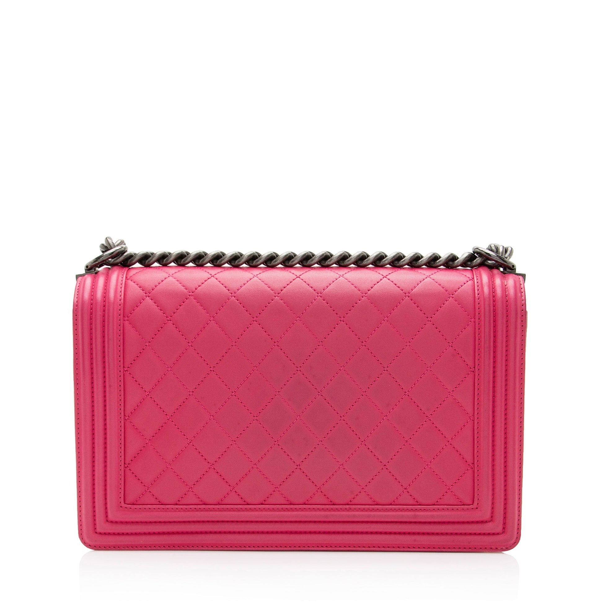 Chanel Lambskin New Boy Handbag