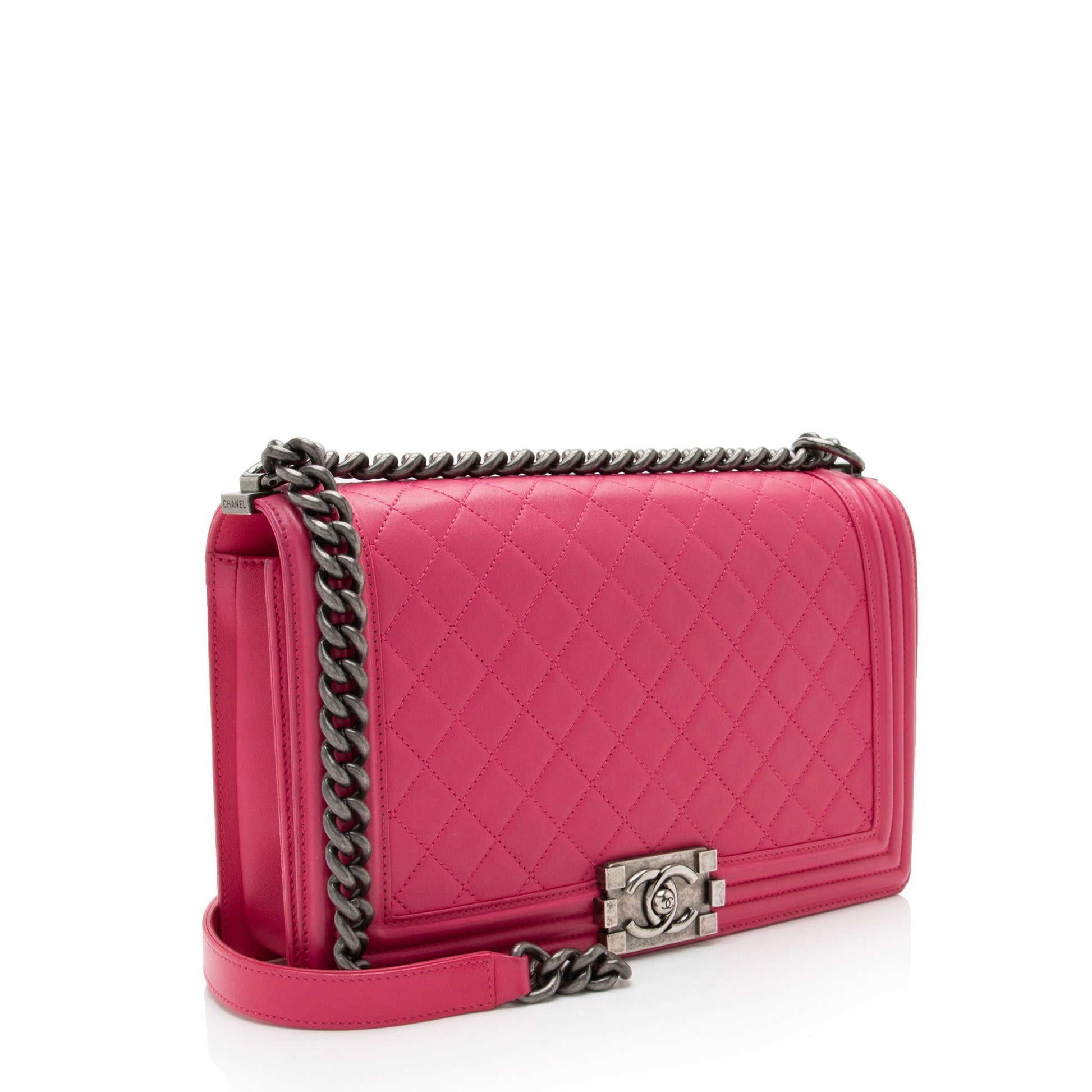 Chanel Lambskin New Boy Handbag